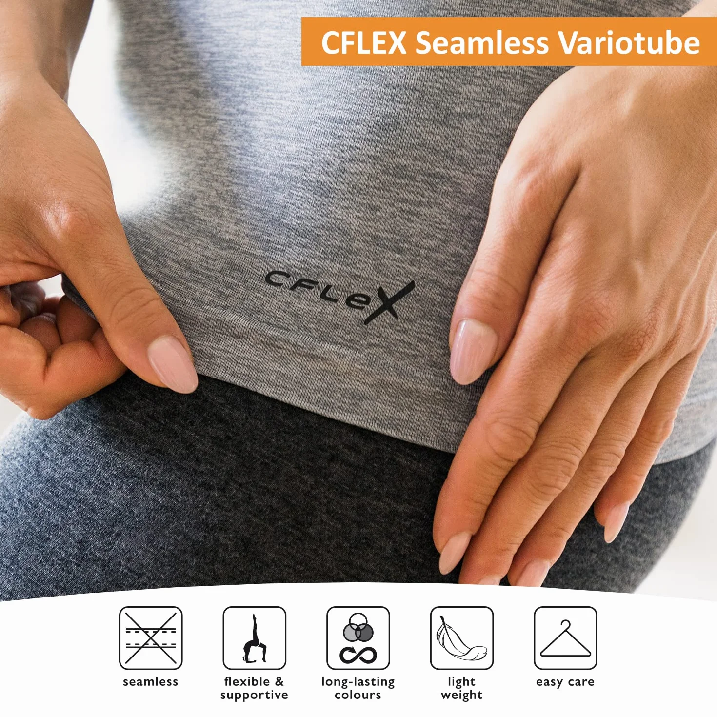CFLEX Damski ocieplacz na nerki Seamless Variotube - Top Rock Tube