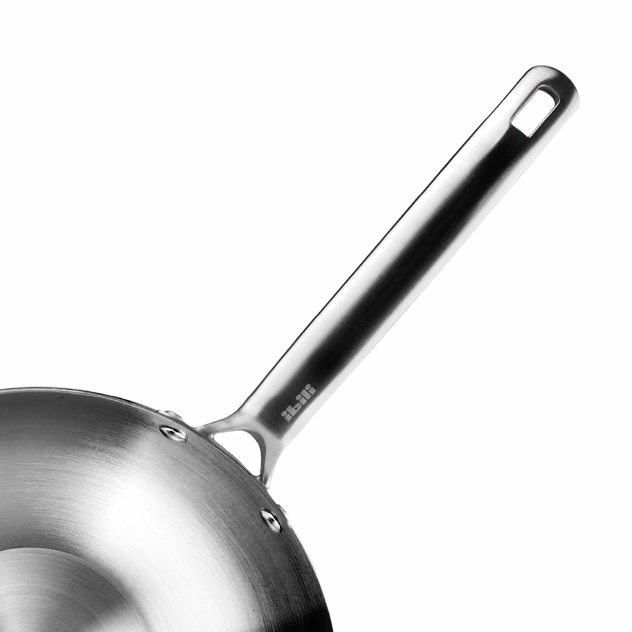 IBILI - Wok 5Ply Element 28 cm, bez nieprzywierających, 5-warstwowy, nadaje się do indukcji
