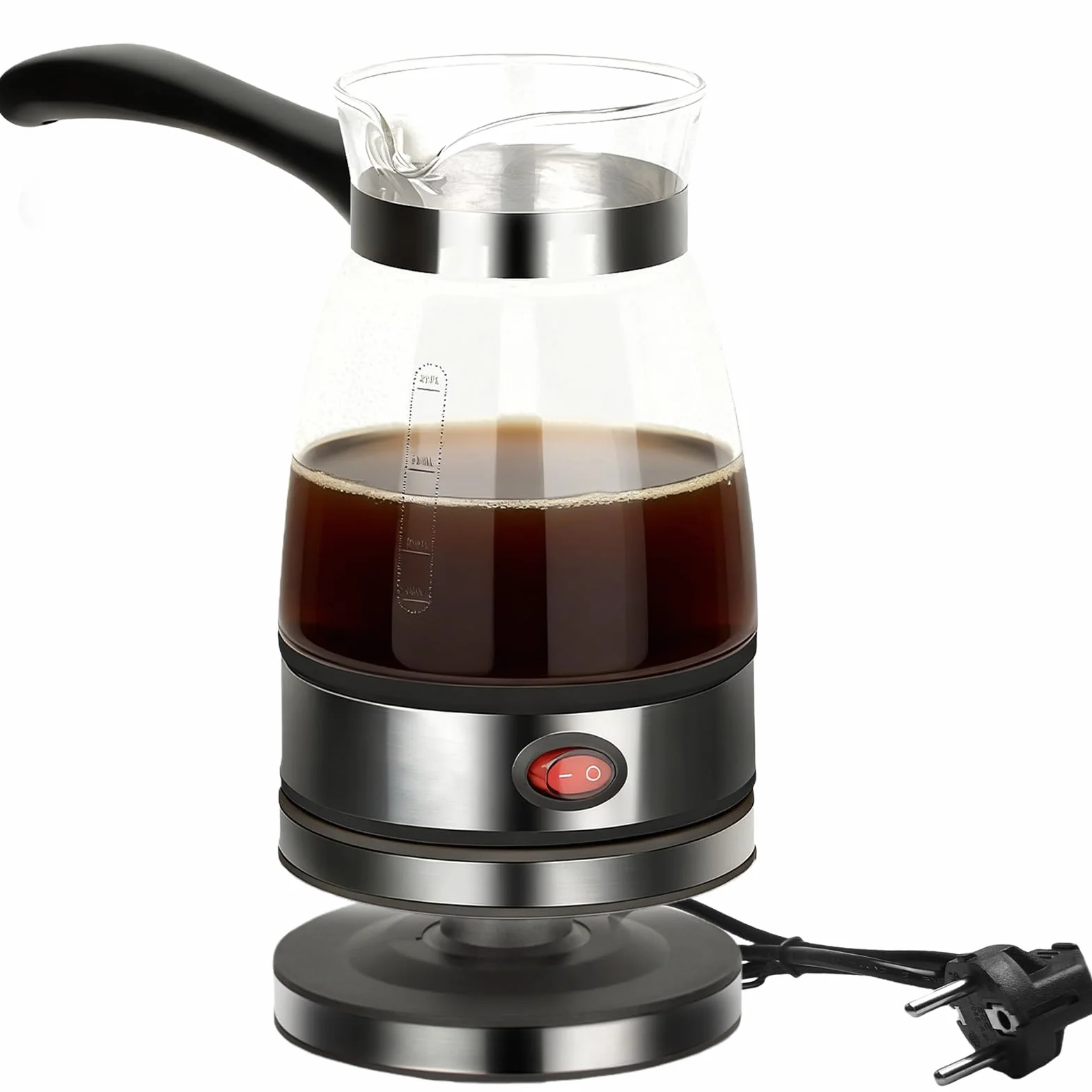 Elektryczny turecki ekspres do kawy: 500 ml, turecki zaparzacz do kawy, turkish coffee, elektryczny turecki dzbanek do kawy, zaparzacz do kawy, na kemping, do kawy