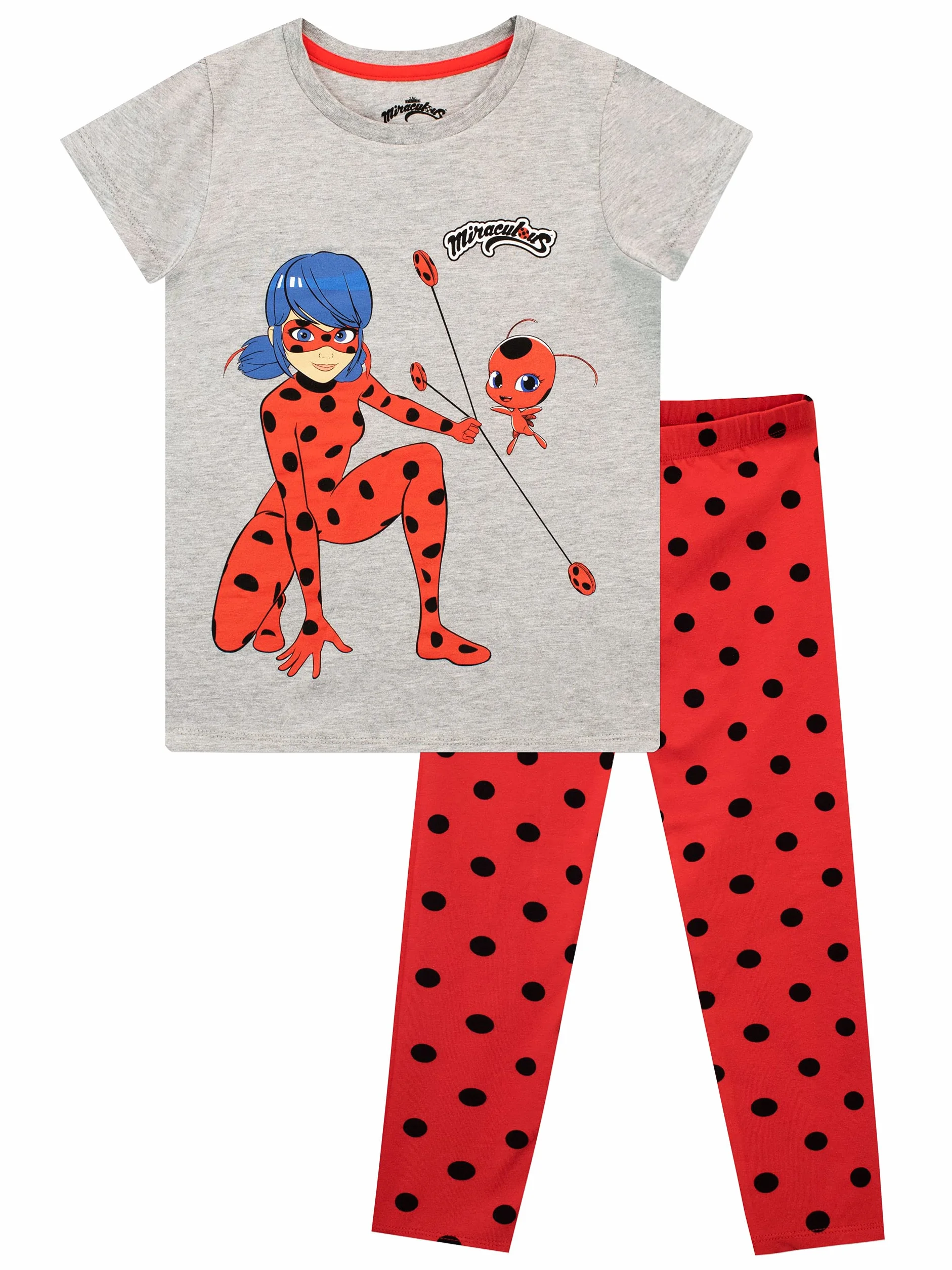 Miraculous Dziewczyny Zestaw Top i Legginsy Szary 146