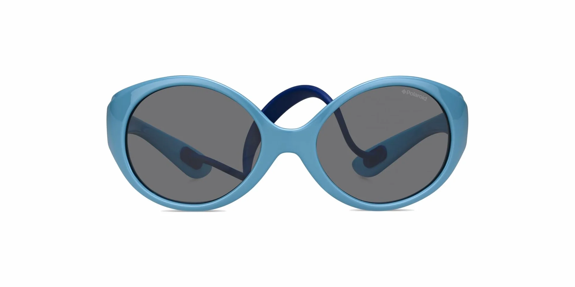 Polaroid Unisex dziecięce okulary przeciwsłoneczne Pld 8010/S Y2 Mif 47, turkusowe (Azure/Grey)