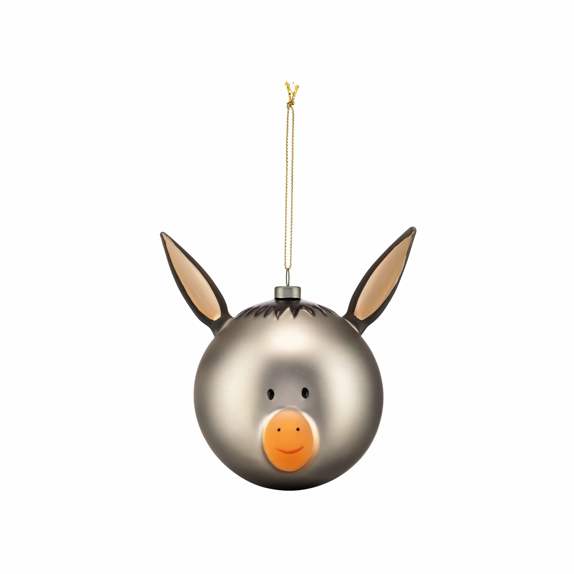 Alessi Asinello bombka bożonarodzeniowa szkło wielokolorowa 13,5 x 9 x 9 cm