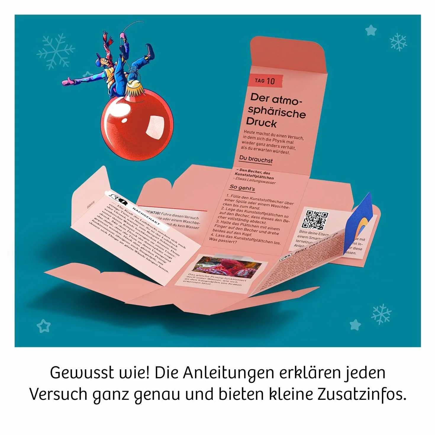 Adventskalender Experimentierkasten Die schönsten Experimente zur Weihnachtszeit