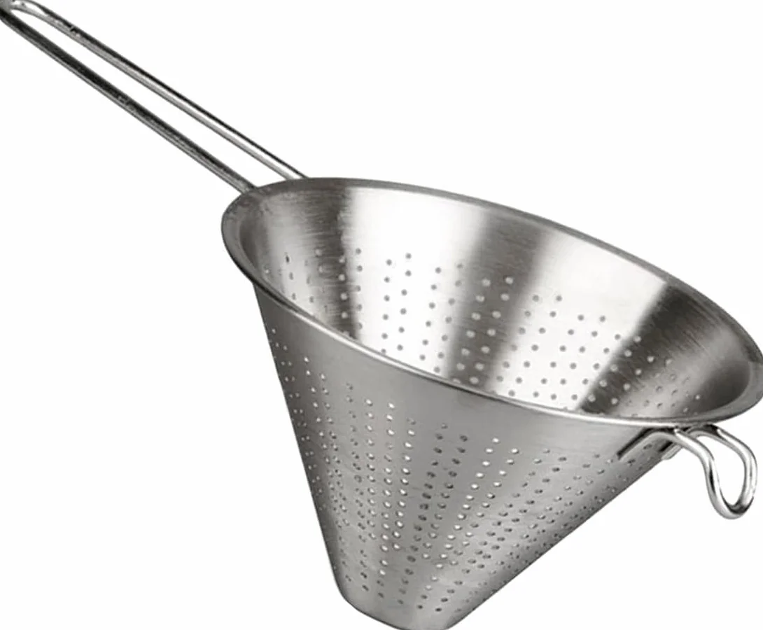 Sitko kuchenne ze stali nierdzewnej 22 cm srebrne