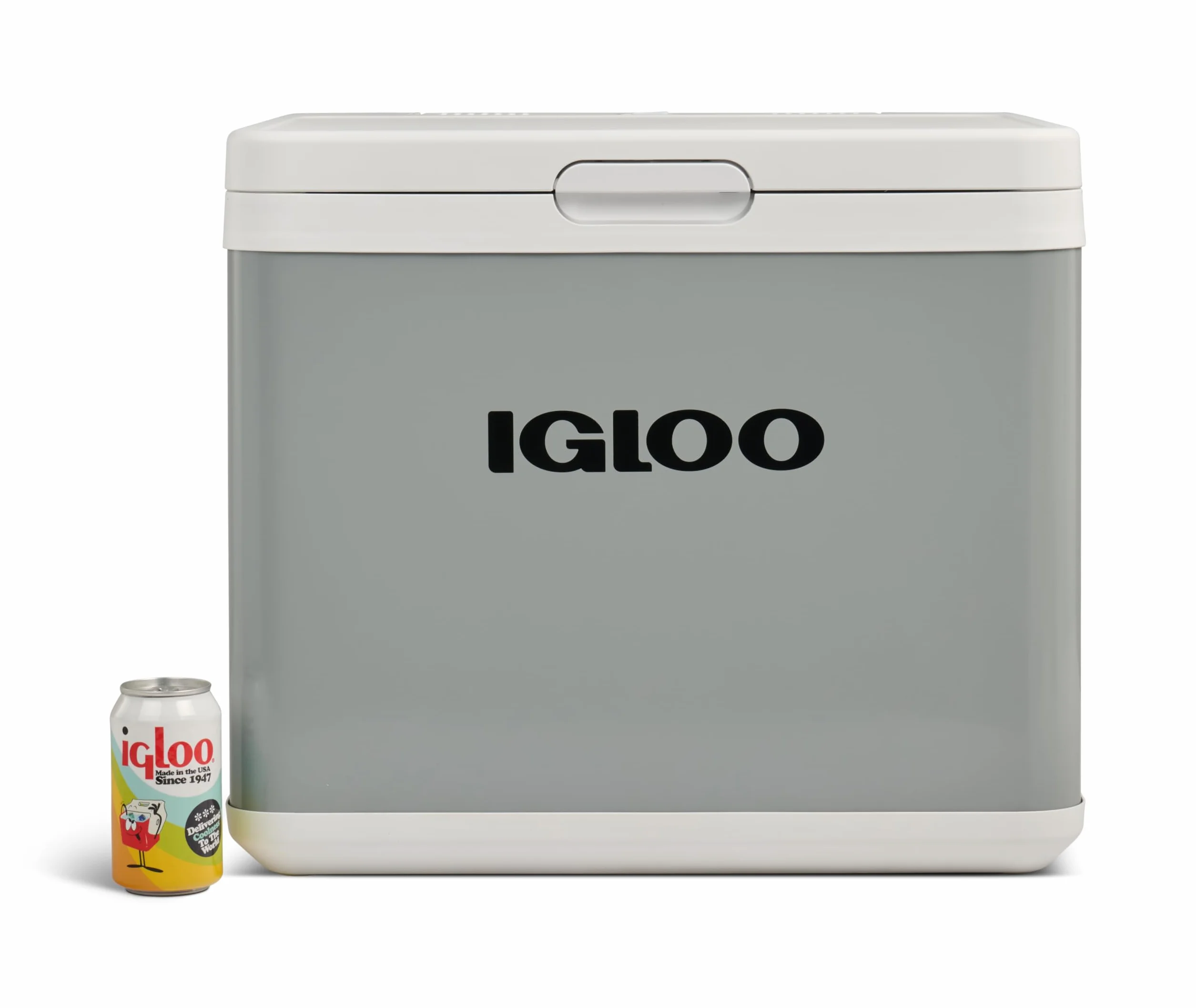 Igloo IH45 Hybrydowa lodówka podróżna z kompresorem, 45 l – 12 V i 230 V, mini lodówka do samochodu, na kemping, do przyczepy kempingowej i łodzi – elektryczna hybrydowa lodówka o dużej mocy