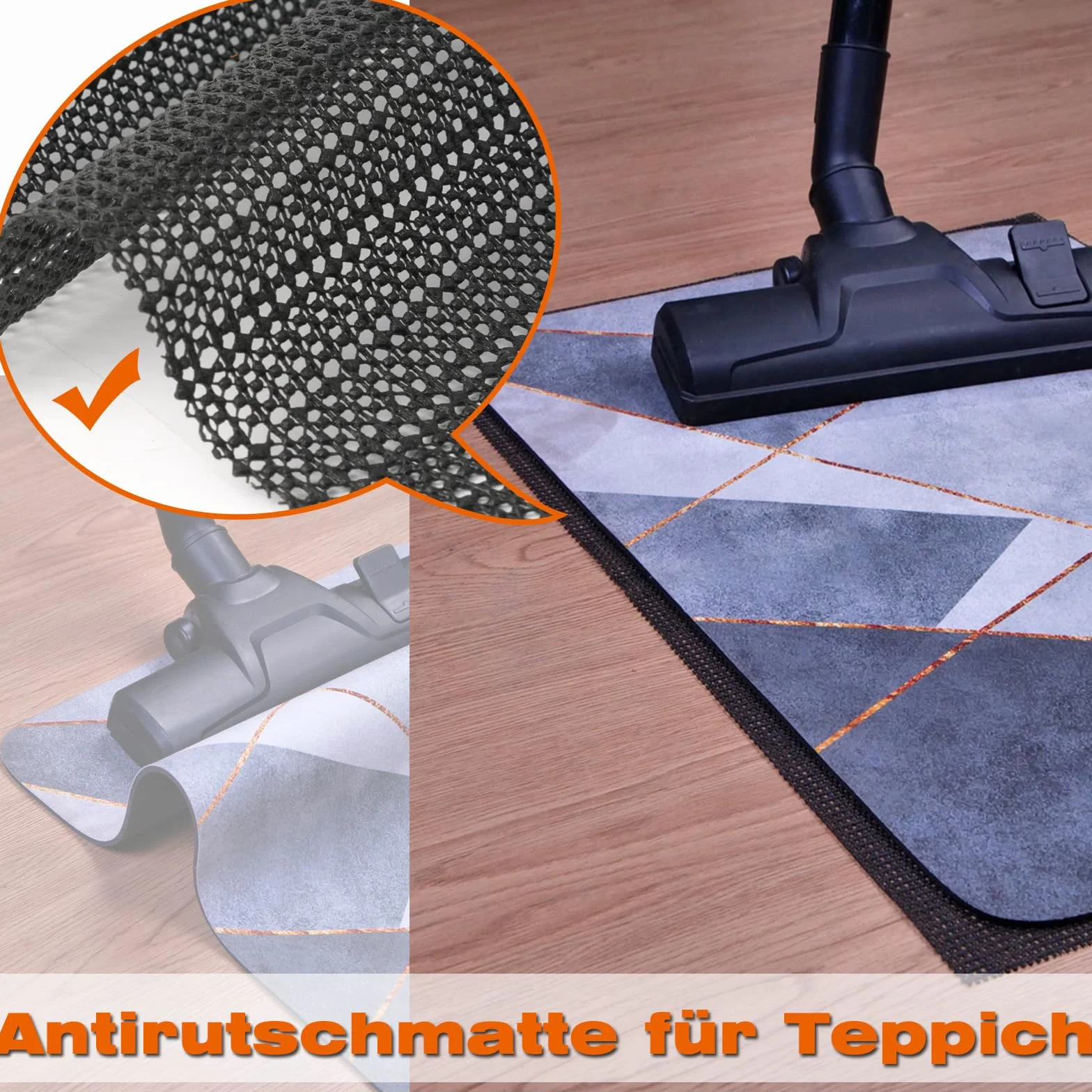 LUSEE Podkładka antypoślizgowa 60 x 150 cm, mata antypoślizgowa PVC, do szuflad, półek, wykładzina podłogowa, używana na drewnianej podłodze, marmurowa parkiet, itp