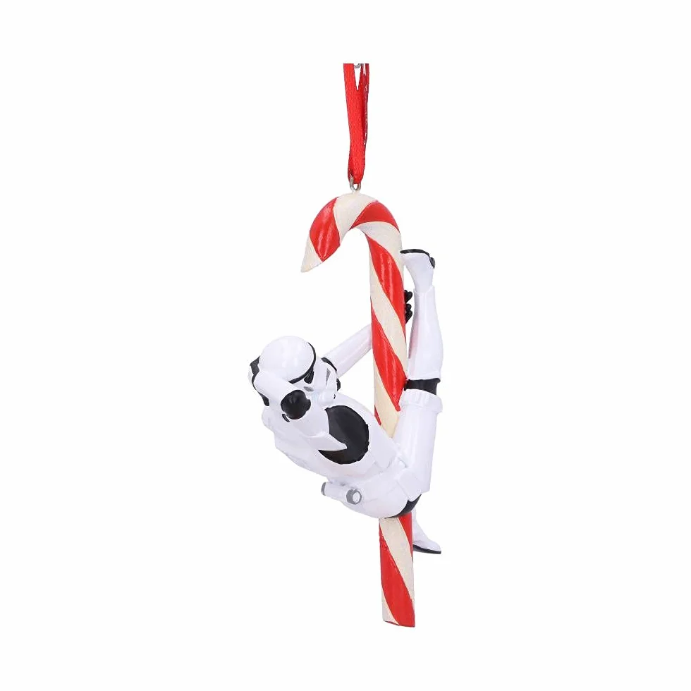Nemesis Now Stormtrooper laska cukrowa wisząca ozdoba dekoracja 12 cm, Boże Narodzenie, biały