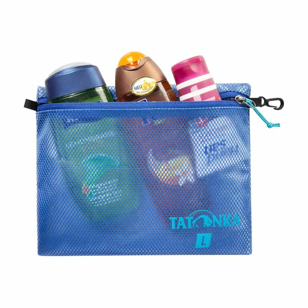 Tatonka Unisex – torba z zamkiem błyskawicznym dla dorosłych, 25 x 20 cm, niebieska, 20 x 25 cm
