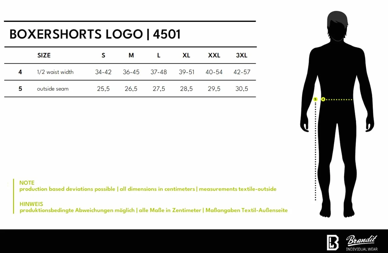 Brandit Boxershorts Logo 2er Pack Mężczyźni