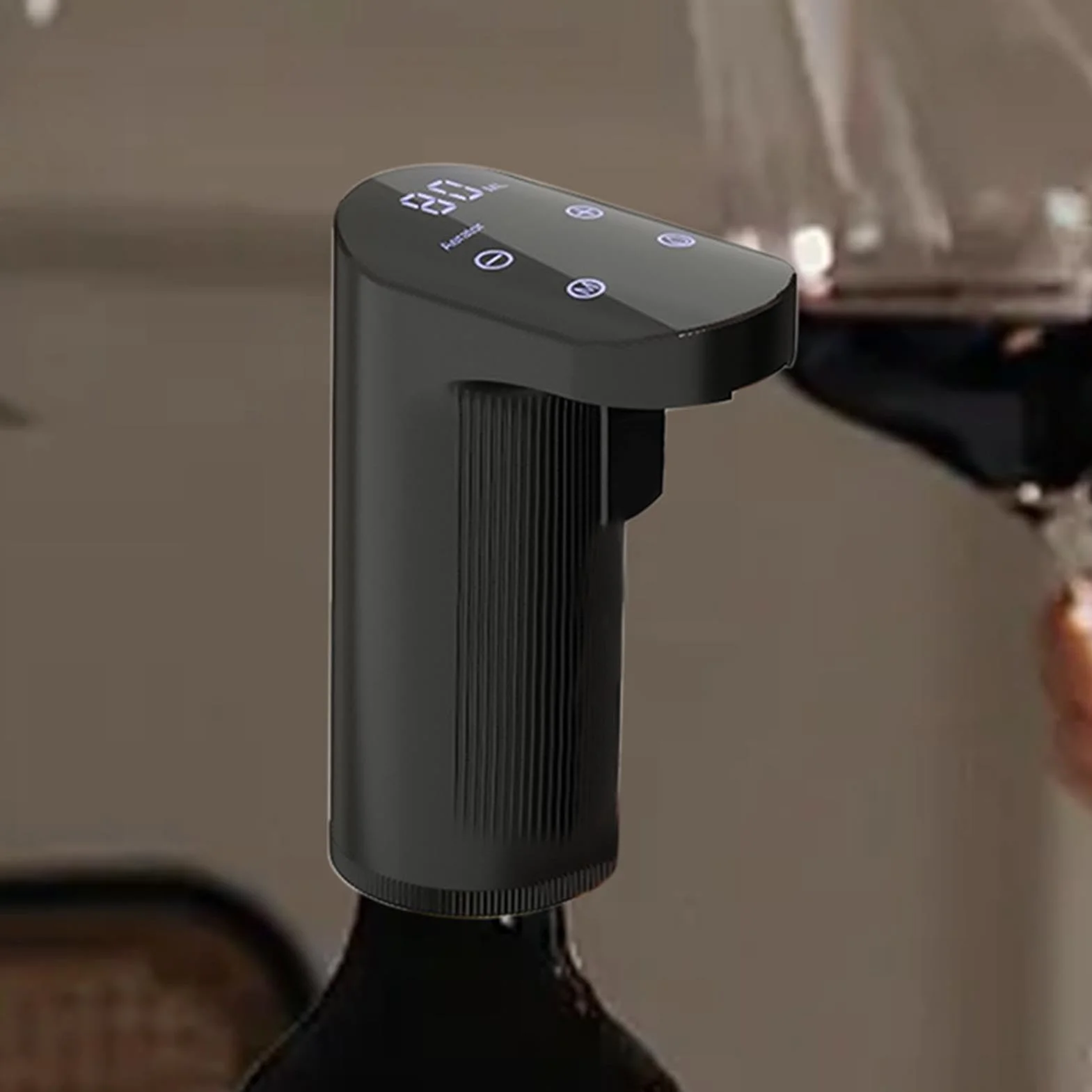 Inteligentna elektryczna karafka do wina z napowietrzaczem, dozownik alkoholu USB, regulowana pompka
