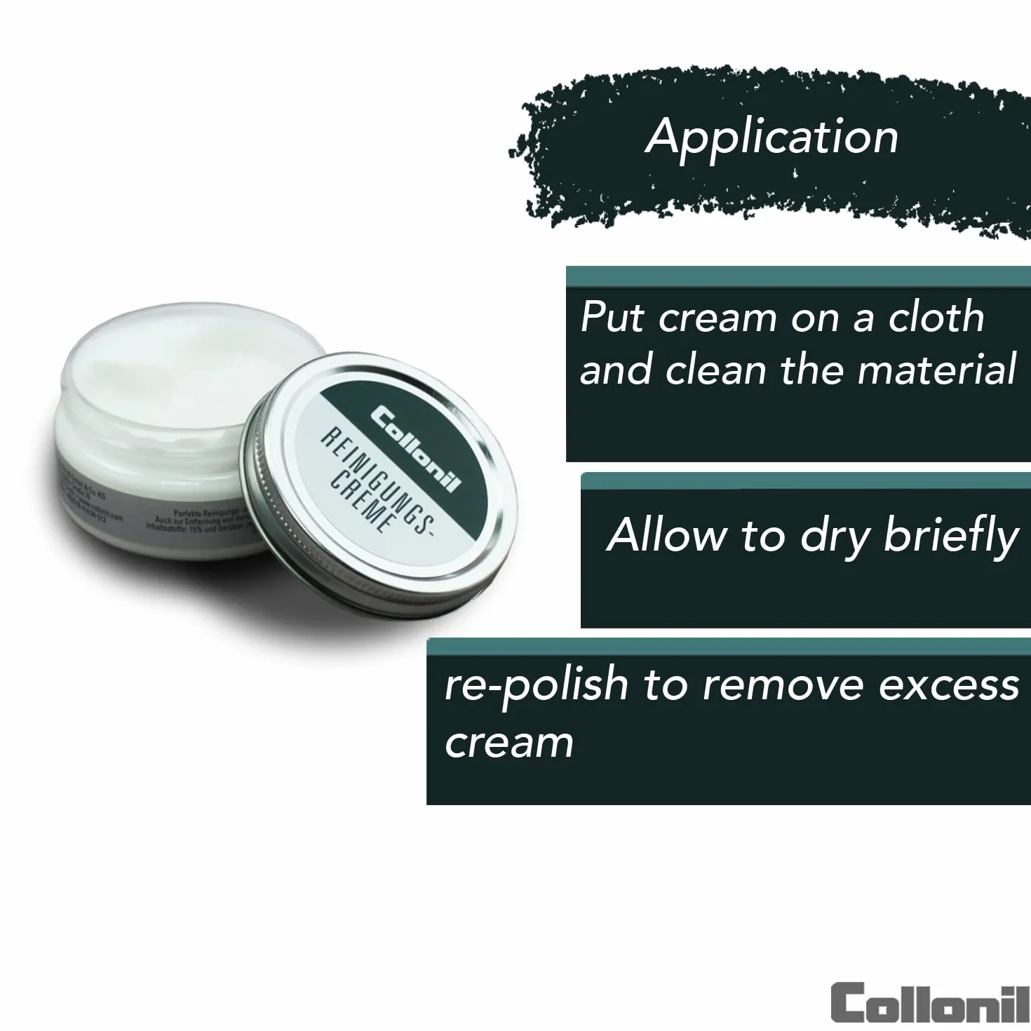Collonil Krem do czyszczenia podeszwy, wkładki do butów, bezbarwny, 60 ml, Przezroczysty, neutralny, jeden rozmiar