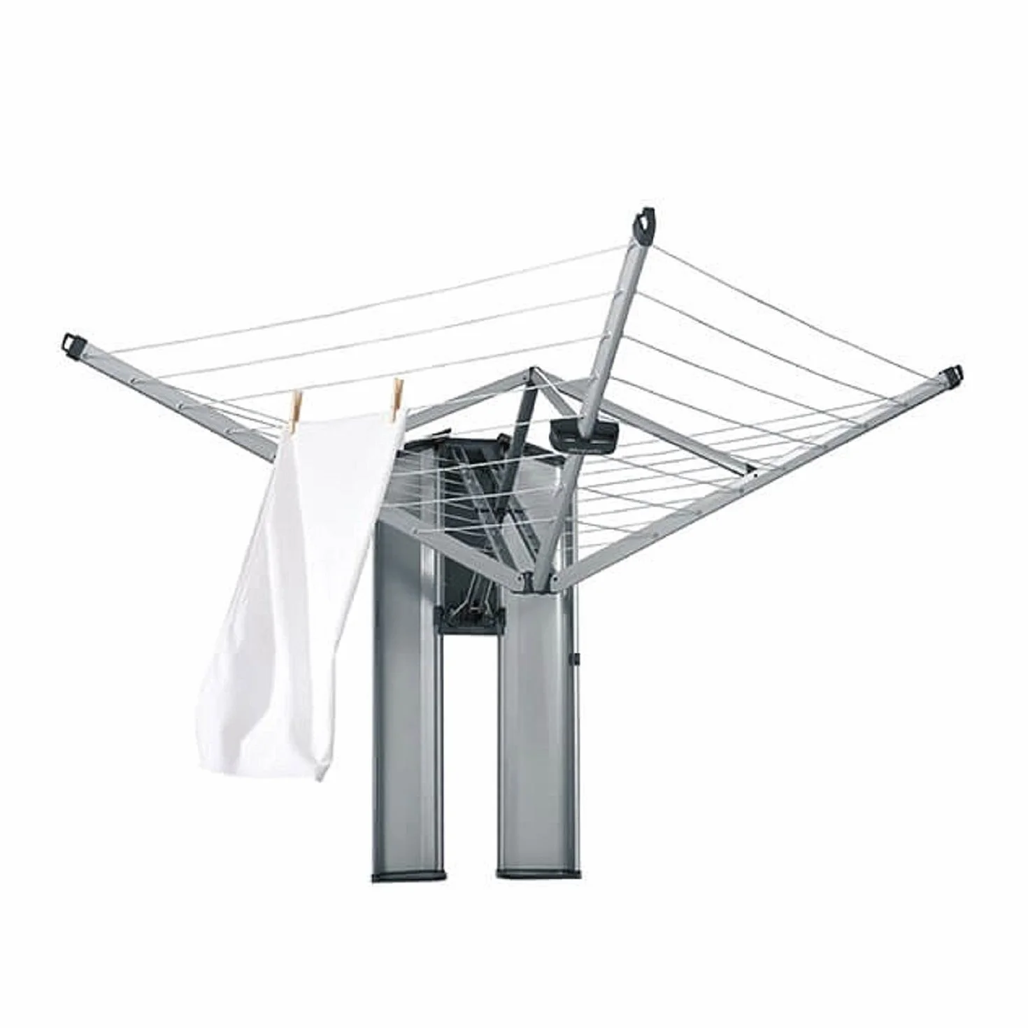 Brabantia WallFix Suszarka Ścienna Metal Srebrny 24 m