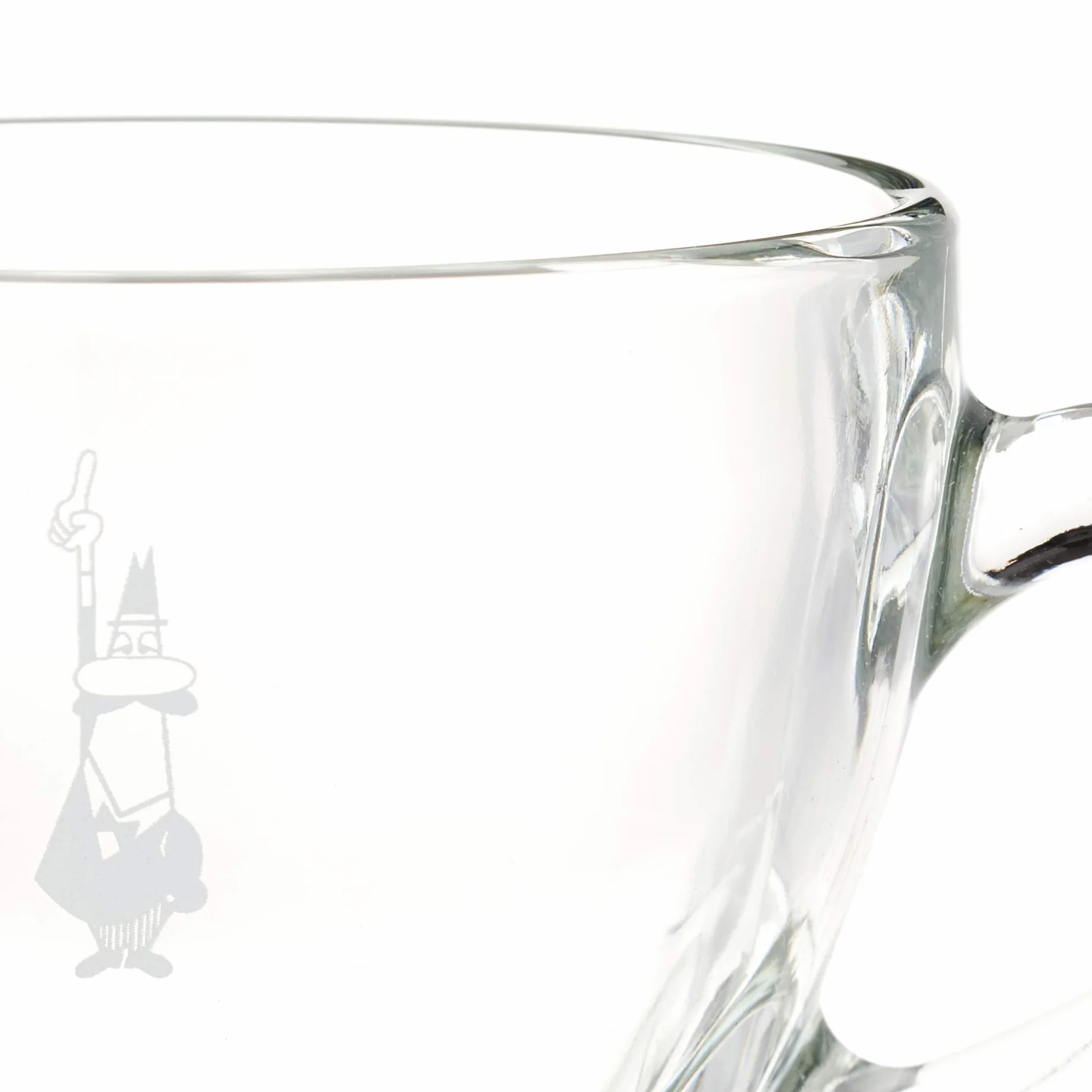 Bialetti DCRAST0007 zestaw 2 tazzine cappuccino Istituzionali (con Piattino), Vetro
