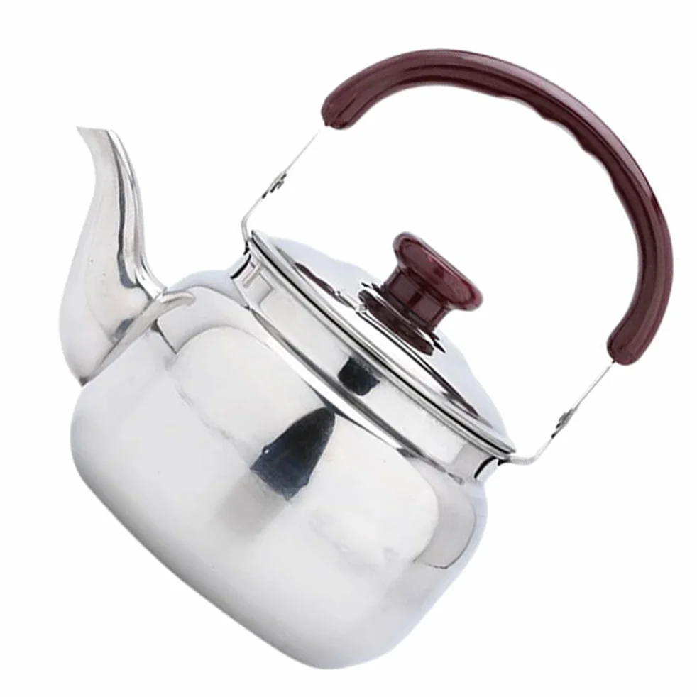 BESPORTBLE Czajnik ze stali nierdzewnej 750 ml z gwizdkiem do kuchenki gazowej vintage