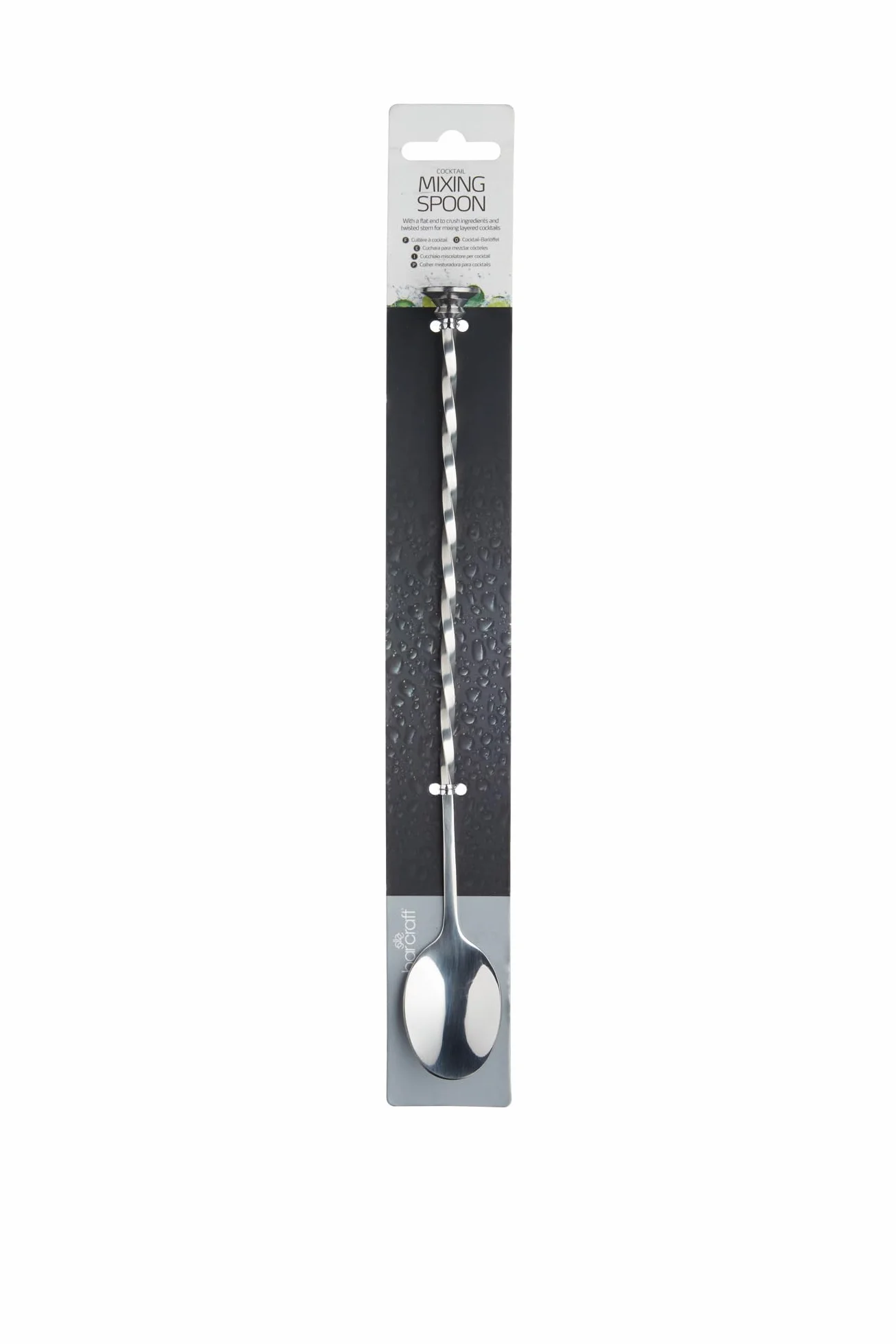 BarCraft BCLLMIXSP Łyżka barowa ze stali nierdzewnej 28 cm