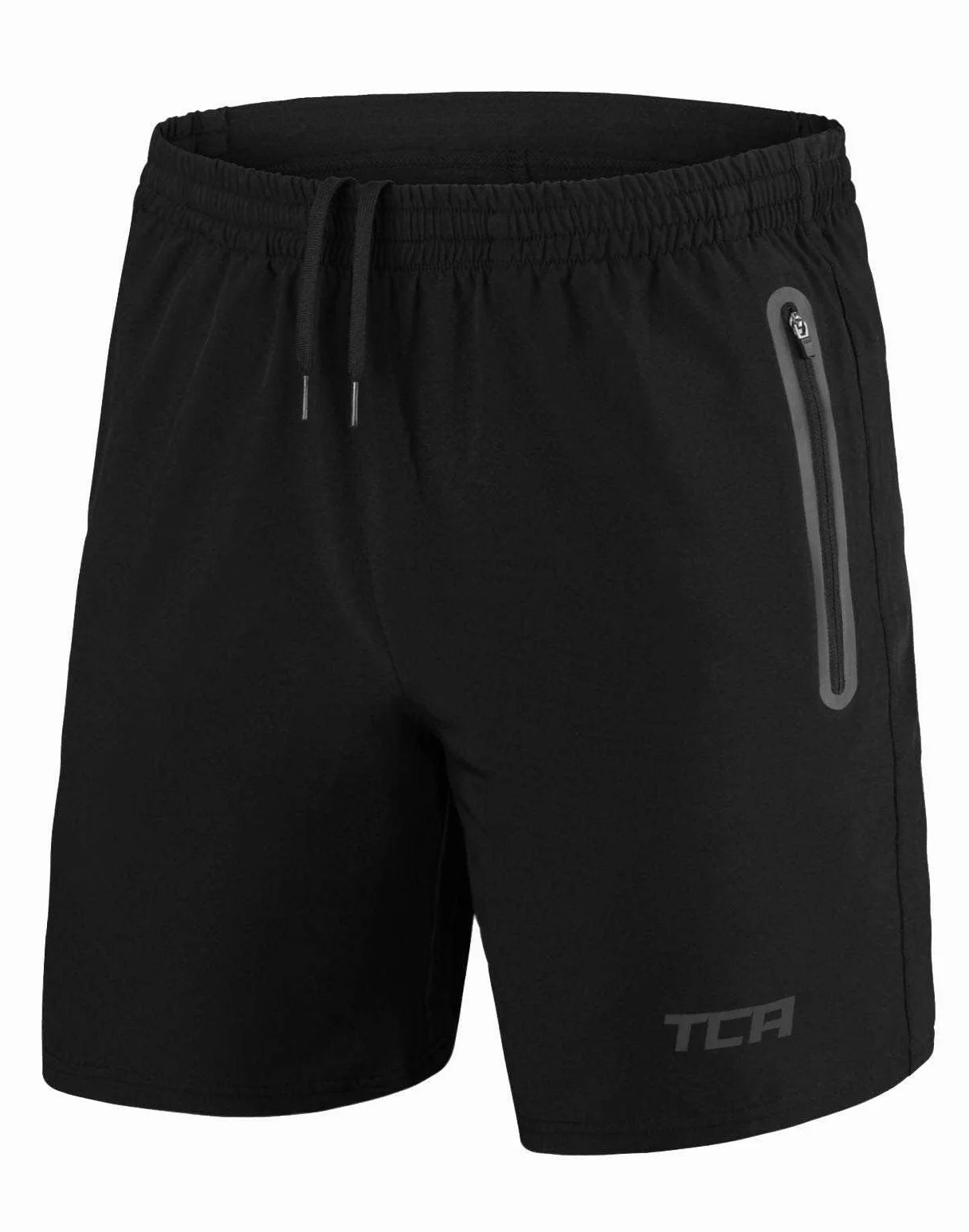 TCA Meskie Elite Tech Lekkie spodenki treningowe do biegania na silowni z kieszeniami na zamek