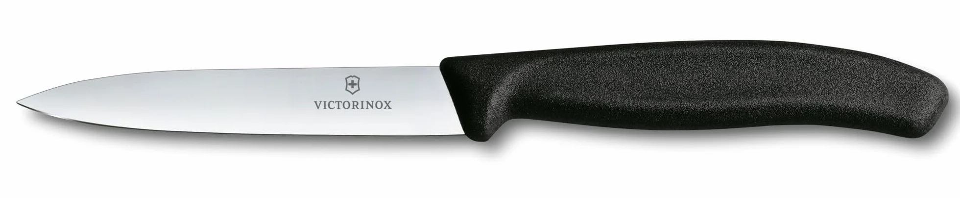 Victorinox, 6.7793.B, Swiss Classic, Gemüsemesser-Set, 2-teilig, Extra scharfe Klinge, robuster Kunststoff-Griff, Schwarz, Made in Switzerland, Spülmaschinengeeignet