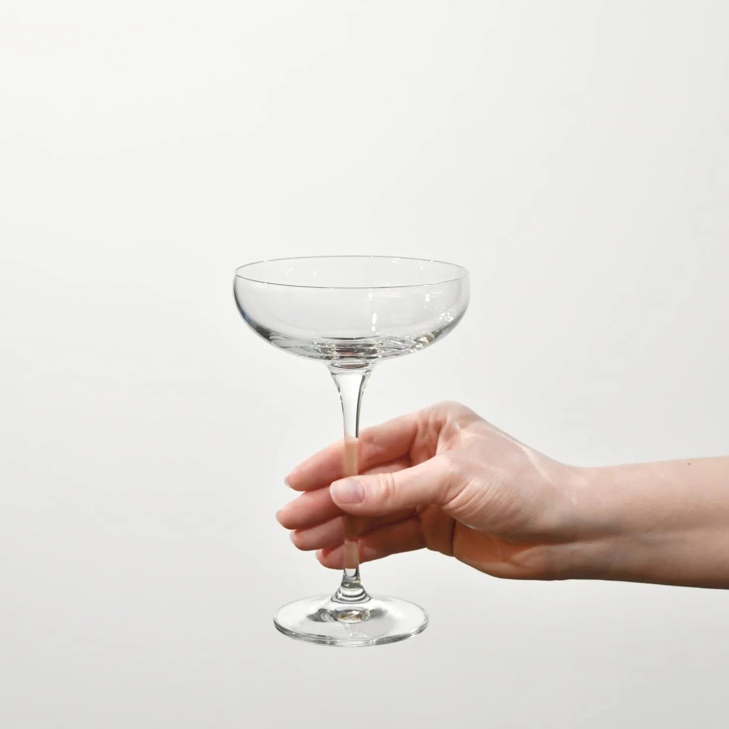 Krosno Czarki i kieliszki do szampana Komplet 6 sztuk 240 ml Harmony Bezołowiowe szkło kryształowe