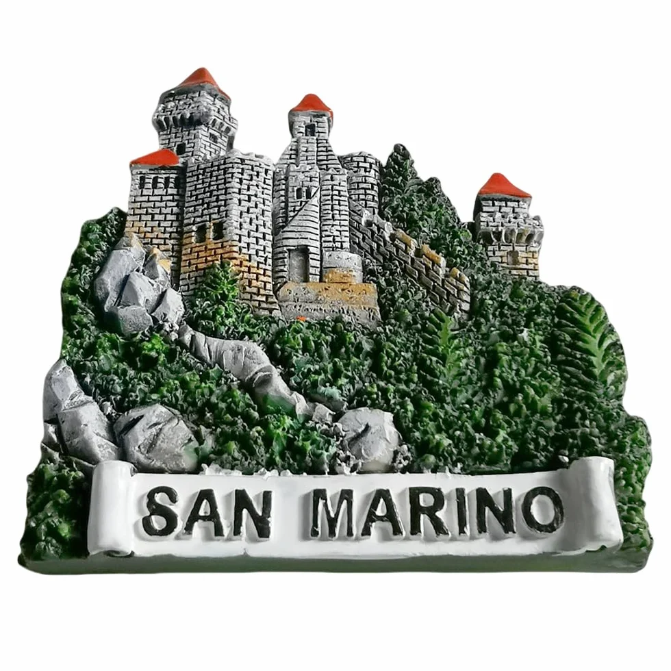 Magnes na lodówkę San Marino 3D pamiątka turystyczna dekoracja