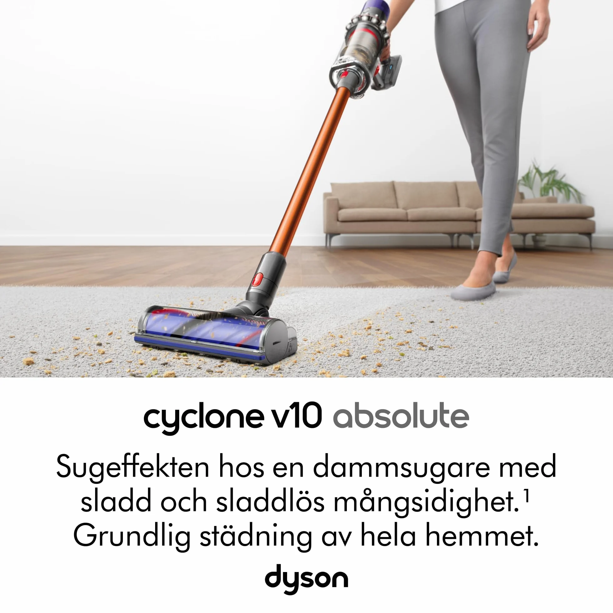 Dyson Cyclone V10 Absolute odkurzacz bezprzewodowy Nikiel Miedź