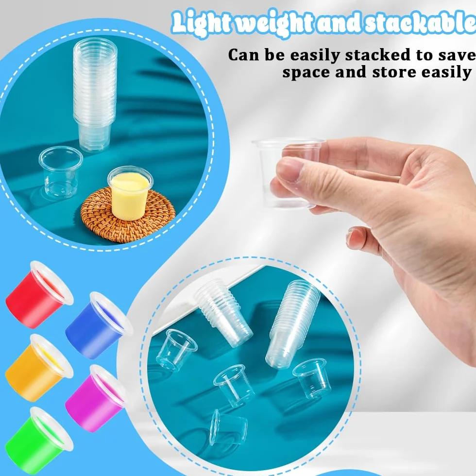 Kieliszki Plastikowe 2cl 20ml Shoty 300 sztuk