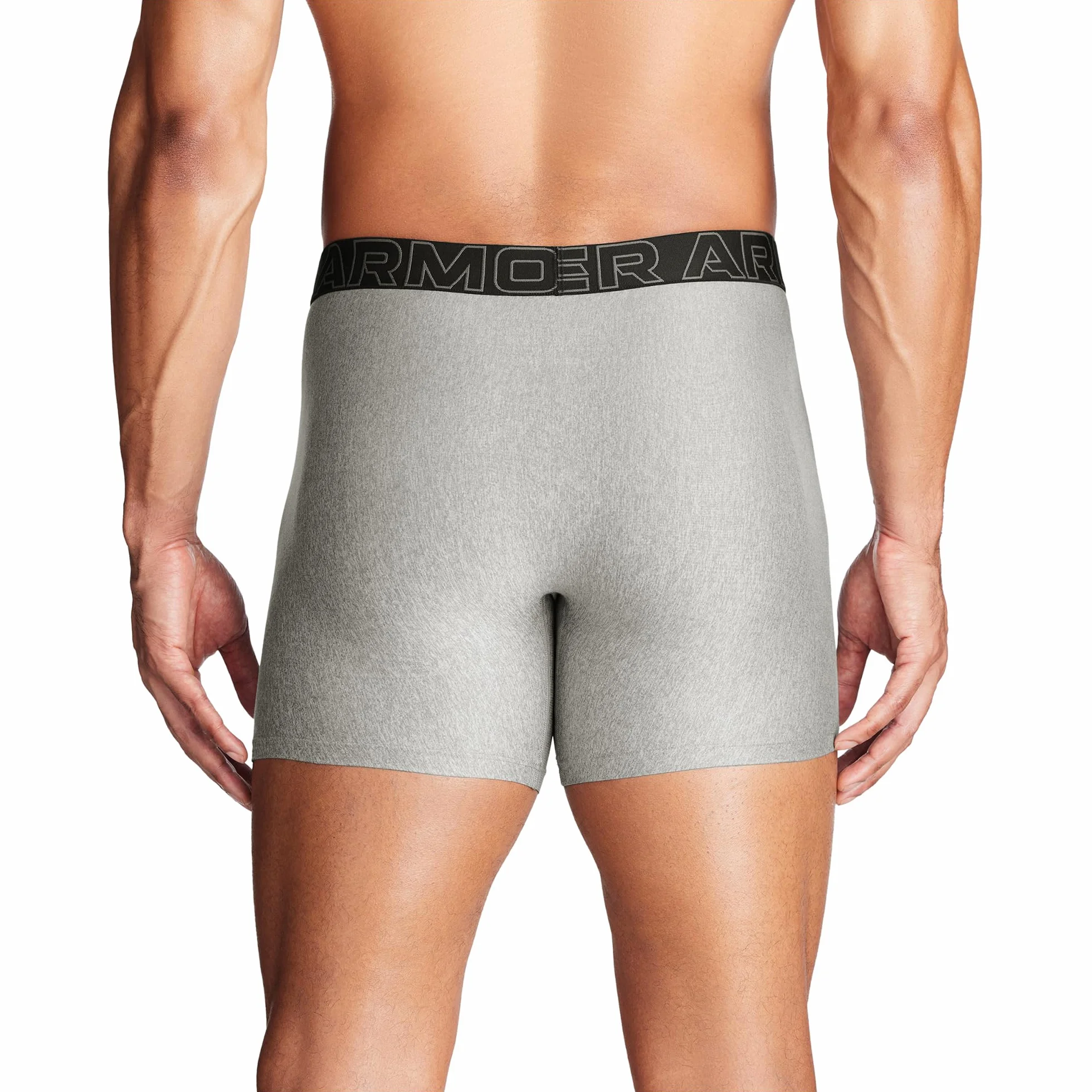 Under Armour Bielizna męska 15 cm Performance Tech Boxerjock - 3-pak, Czarny/ciemnoszary/szary, XXL