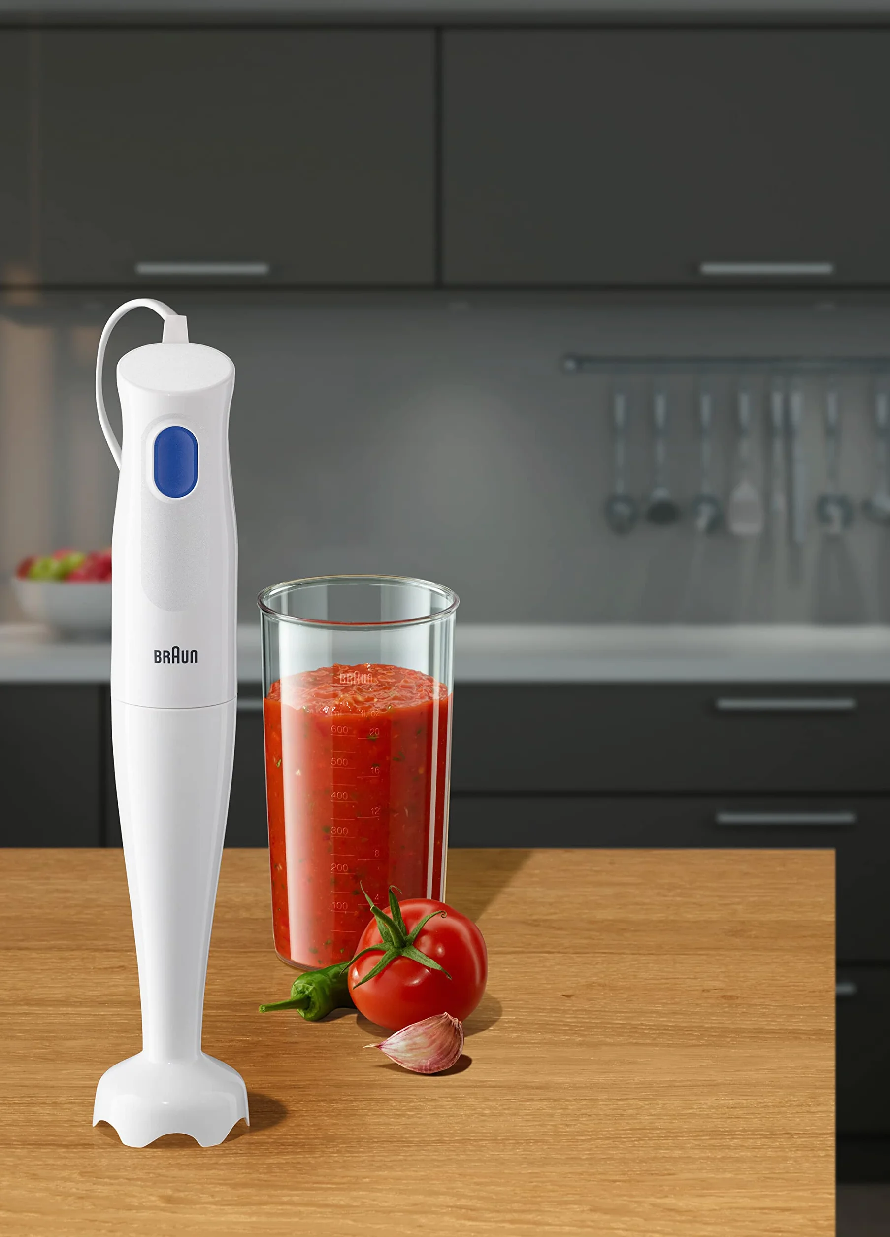 Braun Mikser Ręczny MQ10.000P MultiQuick 1 450 W Biały