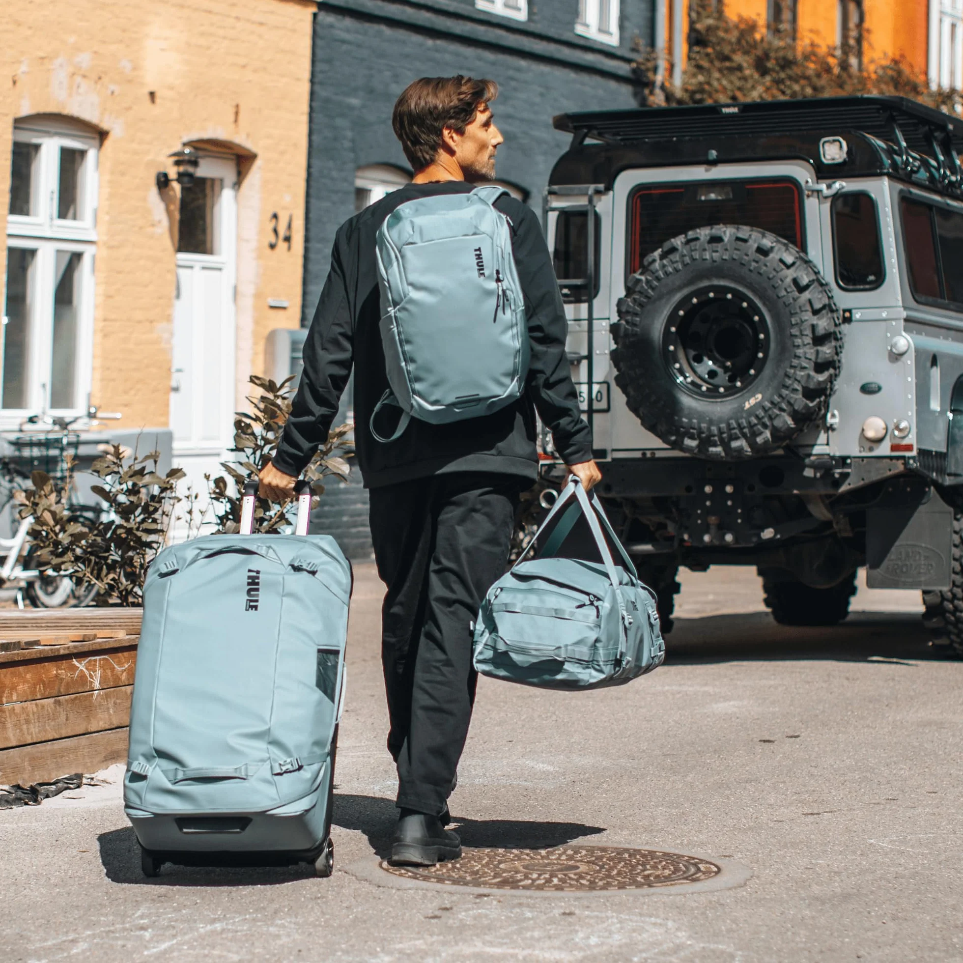 Thule Chasm torba podróżna 30 l, Pond Gray, 30, Thule Chasm torba podróżna 30 l w kolorze szarym oczka wodnego