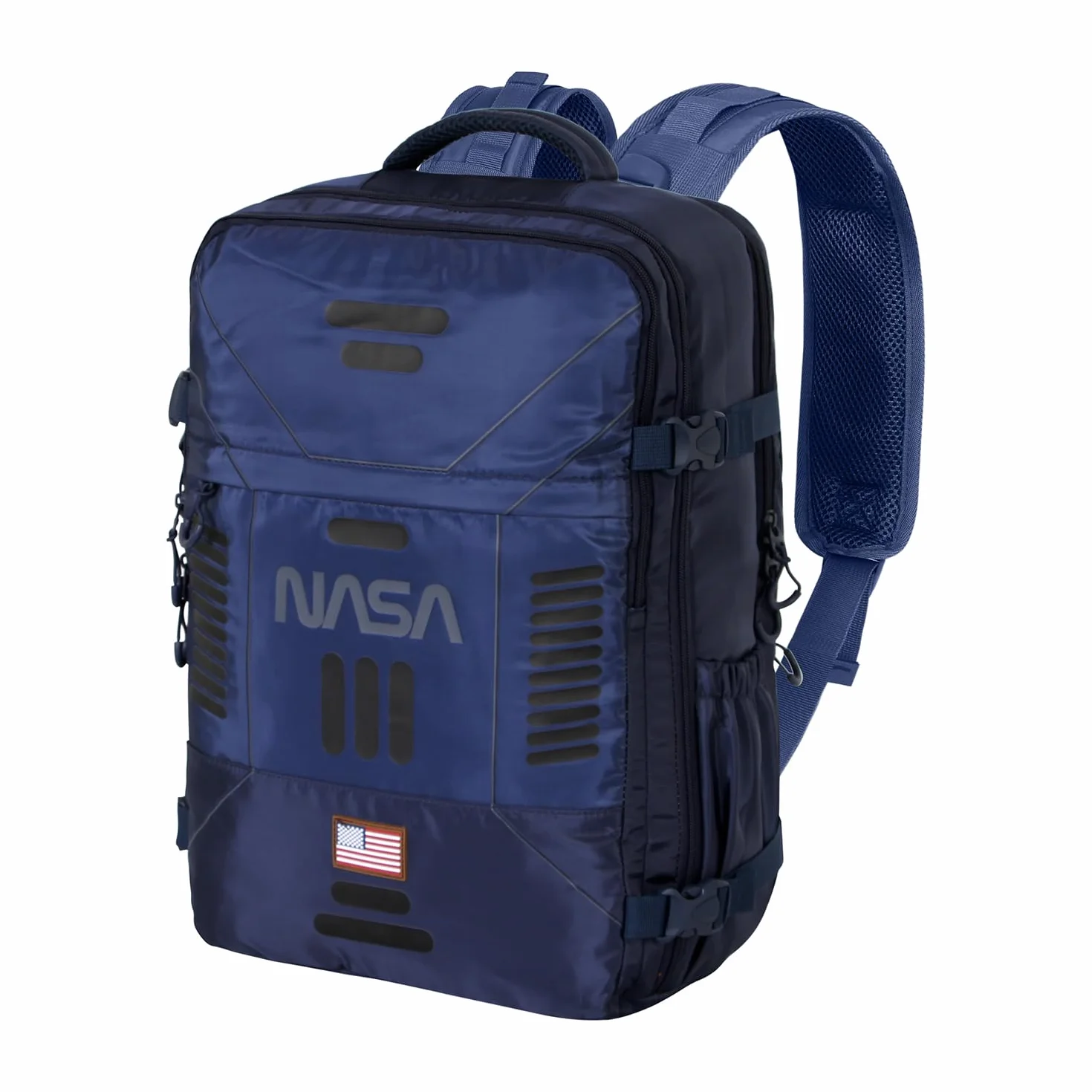 Karactermania Plecak unisex Mercury Nasa Cabin Bag (1 szt.), Niebieski NASA, Overhead 47x23x33cm, Plecak Mercury