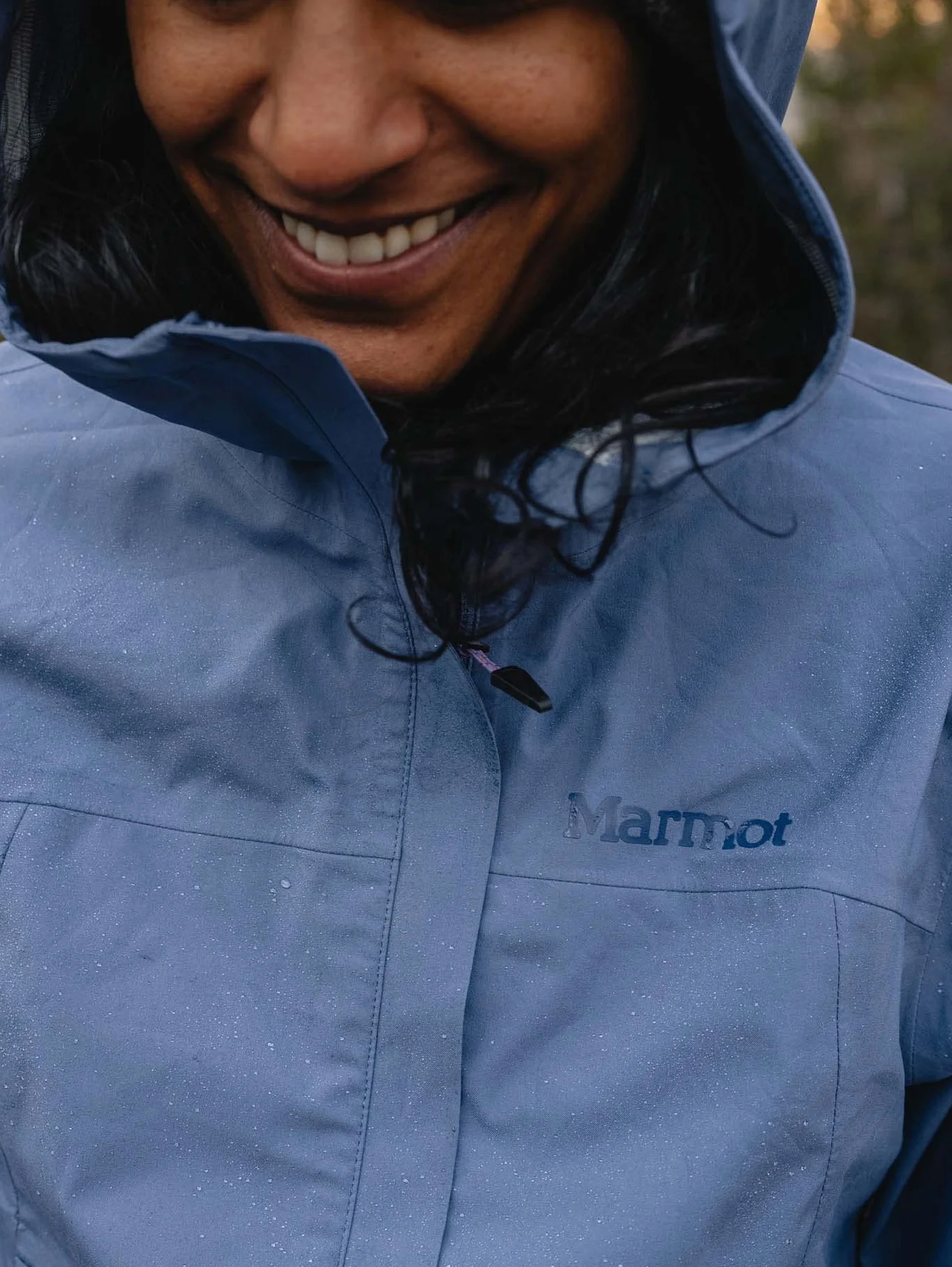 Marmot Kobiety Wm's PreCip Eco Pro Jacket, Wodoodporna kurtka przeciwdeszczowa, oddychający płaszcz przeciwdeszczowy, składana wiatrówka hardshell, idealna na trekking, Black, M