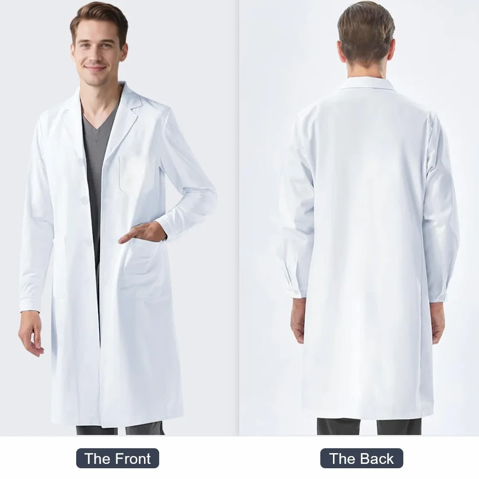 Szlafrok laboratoryjny dorosły do pracy w laboratorium