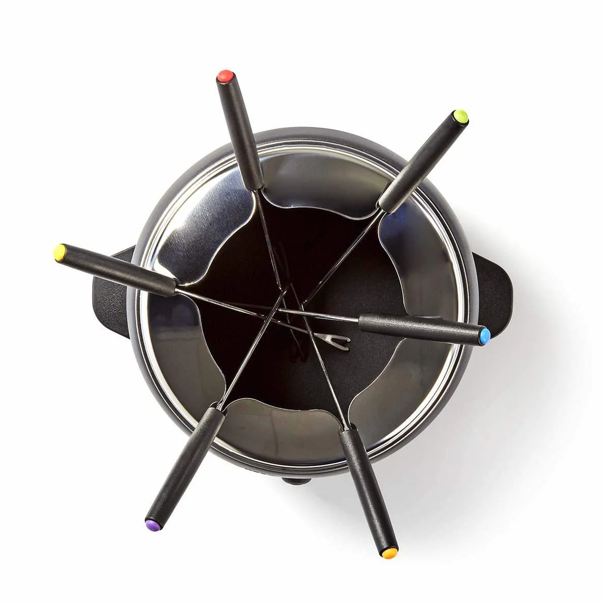 NEDIS Zestaw do Fondue FCFO110EBK6, Czarny