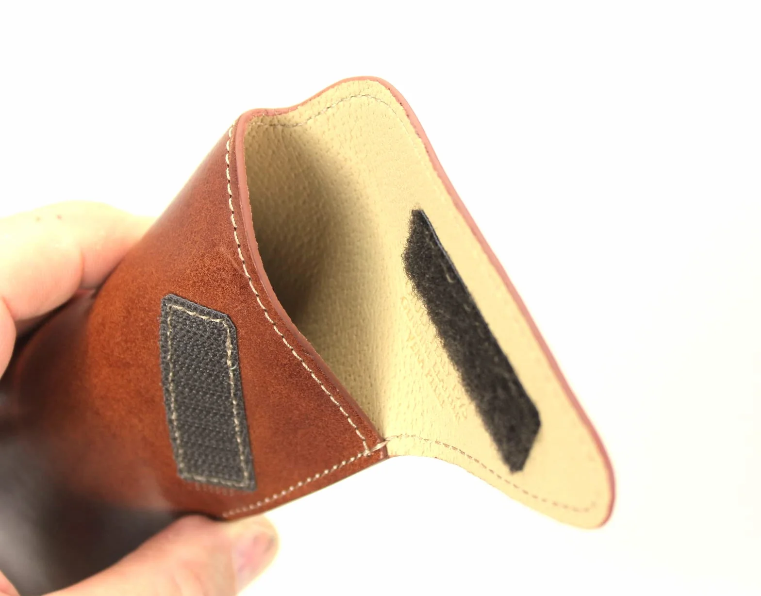 Generisch GIUDI ® etui na okulary, skóra, koniak, 19x10x2,5