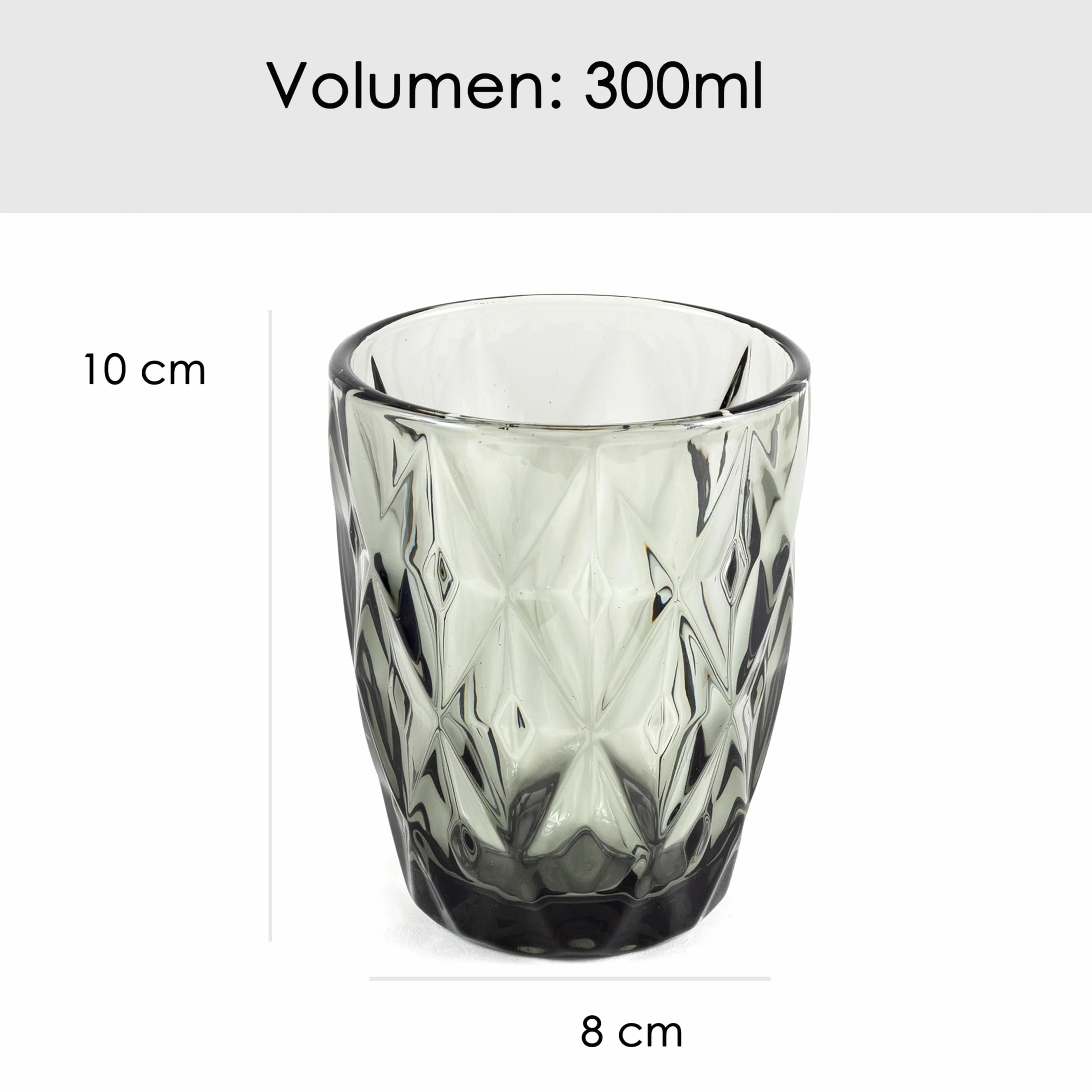 Zestaw 6 Szklanek Hanseküche 250 ml Kolorowe Szklanki Do Wody Soków
