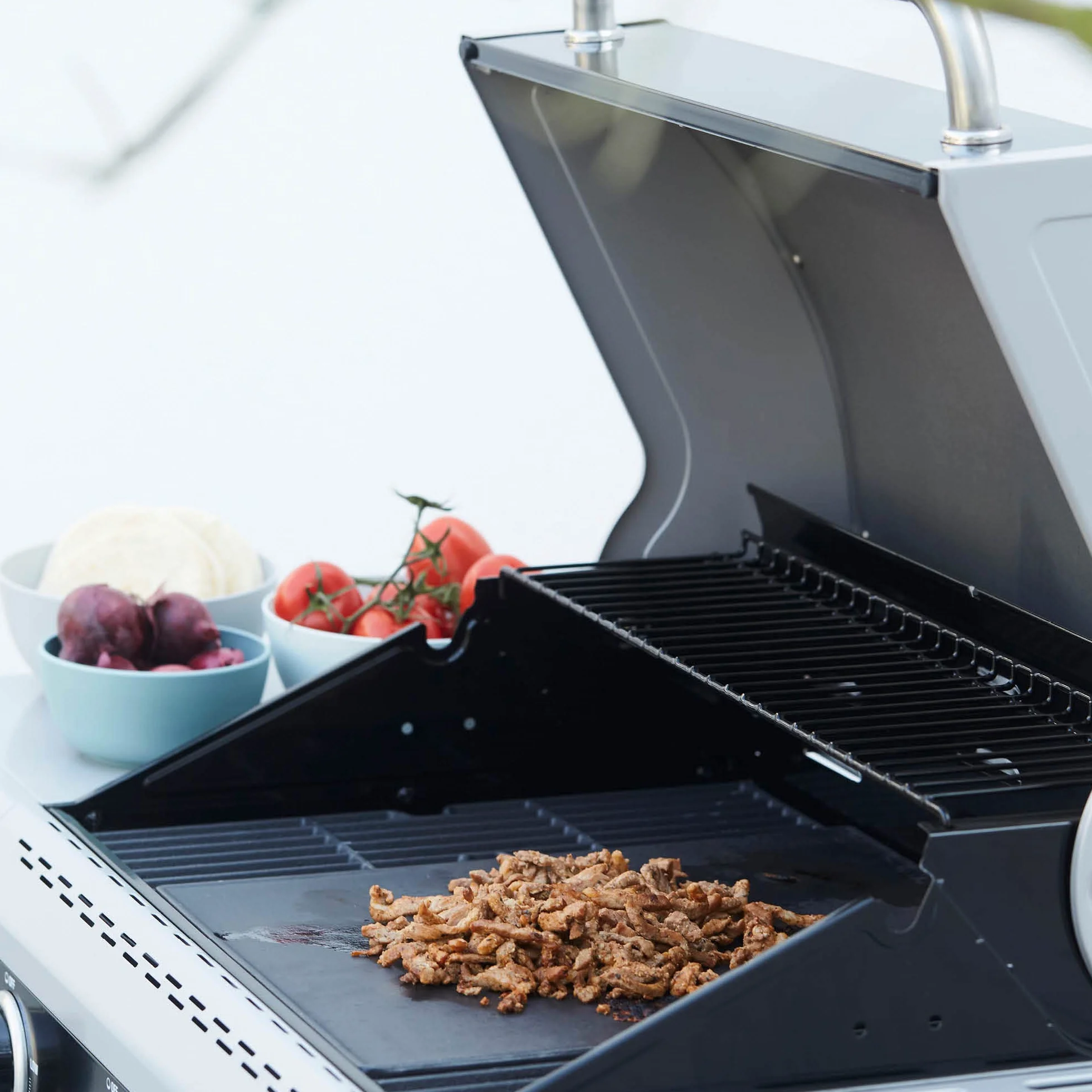 barbecook Uniwersalna płyta grillowa żeliwna 43 x 35 cm czarna
