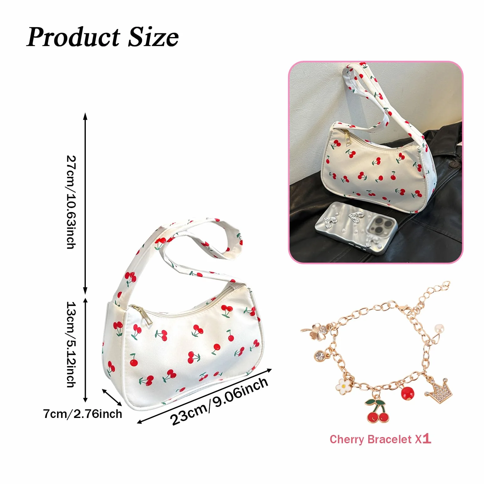 Torba dziewczęca, torby dziewczęce, torba na ramię, małe torby na ramię, mini torba Y2k, mała torba dla dziewczynek kobiet, 23 x 13 x 7 cm