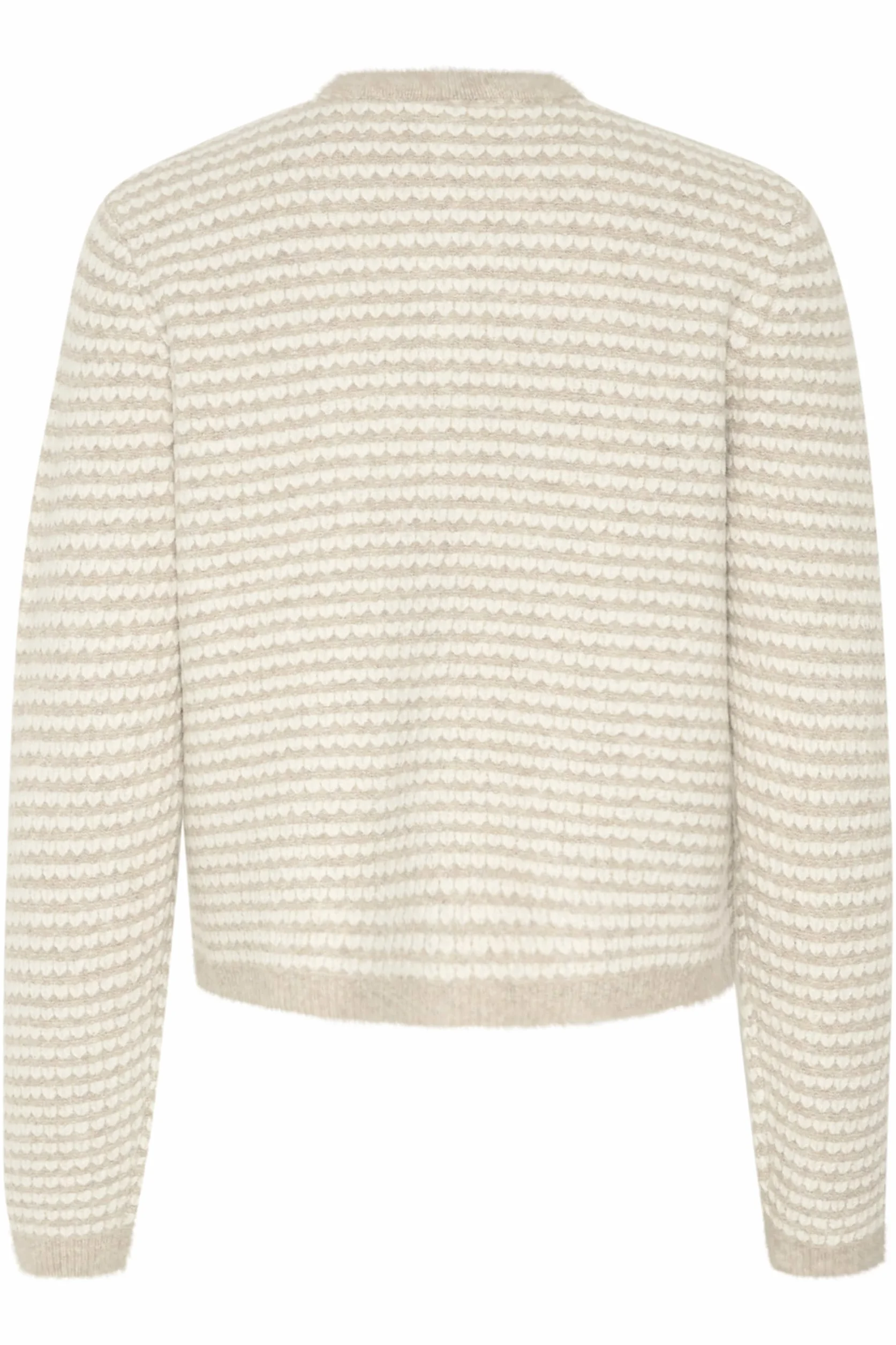 KAFFE Pulower Kobiety Kaffe Women's Pullover Crew Neck Relaxed Fit Long Sleeves Textured Knit