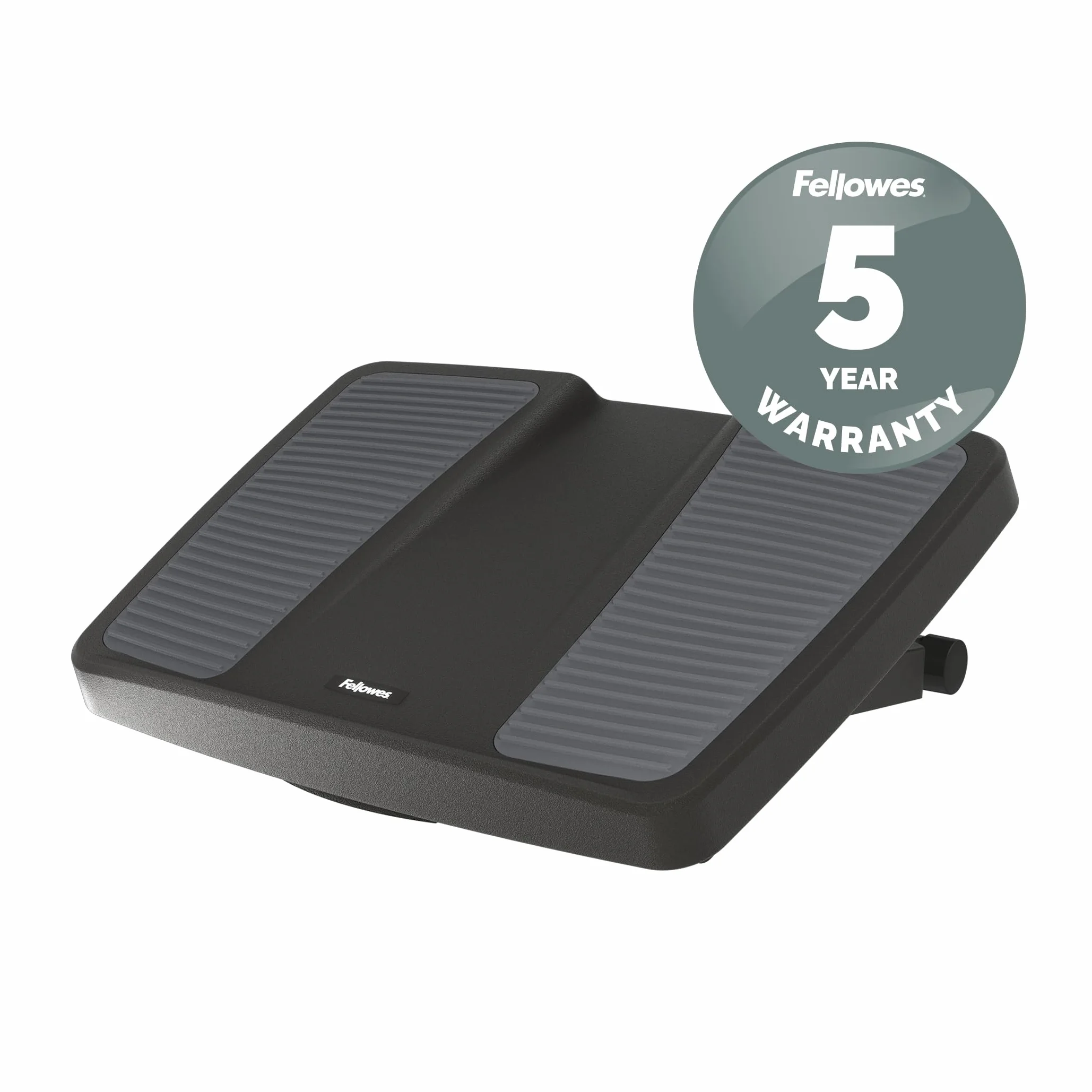 Fellowes Ergonomiczny Podnóżek pod Biurko z Regulacją Wysokości i Masażem, Czarny