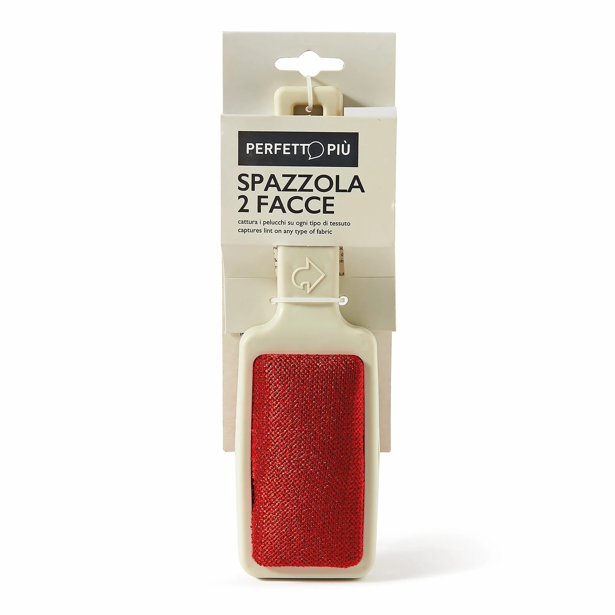 Perfekt mehr 0124 szczotka z aksamitu, 2 strony, tworzywo sztuczne, lód, 23,0 x 6,5 x 4,0 cm