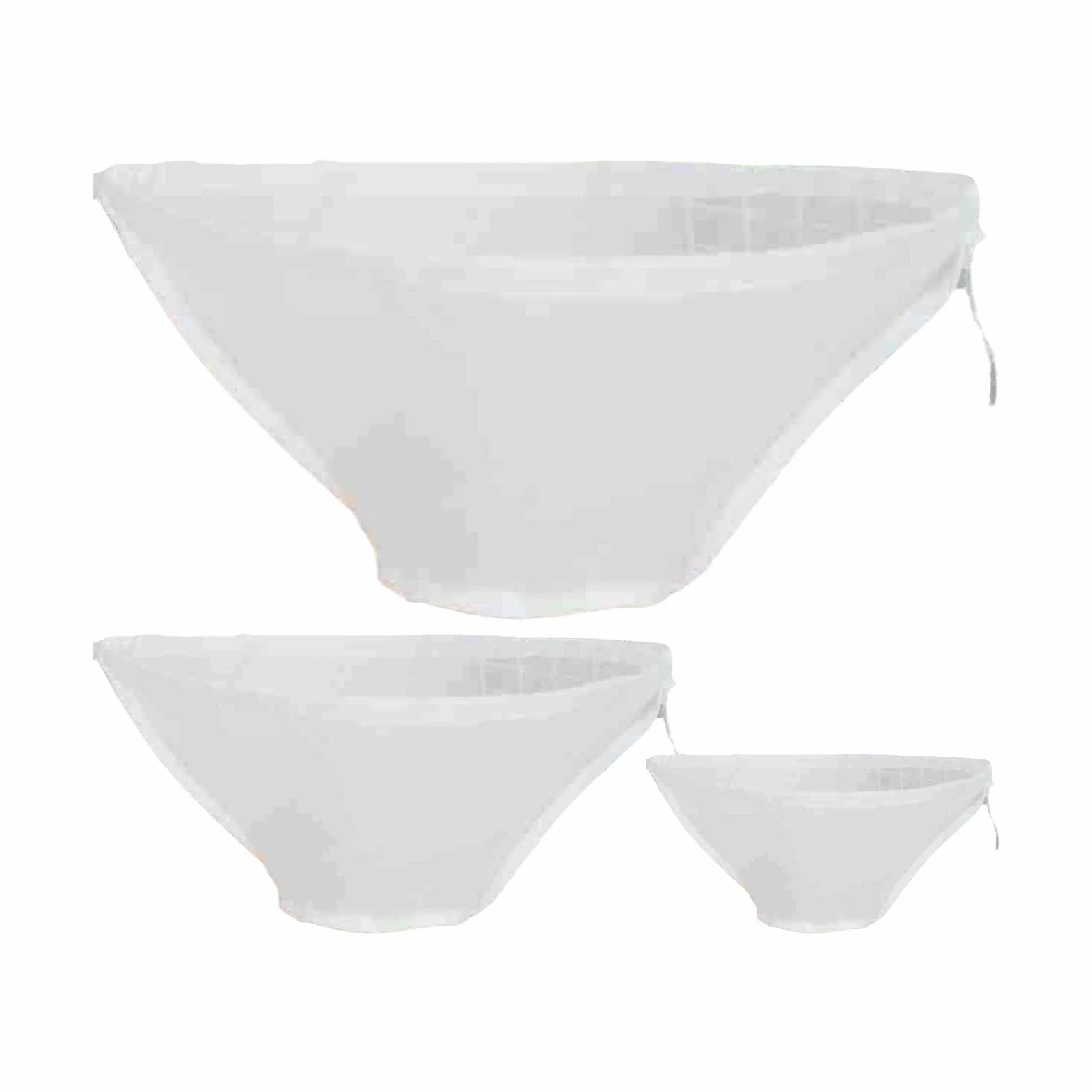 Nut Milk Bag, Cheesecloth Straining Bags, Almond Milk Strainer, Soy Milk Bag, Milk Nut Strainer, 3-pack of Nut Milk Bags Versatile and Multi-purpose for Coffee Tea Beer Juice Nylon Mesh