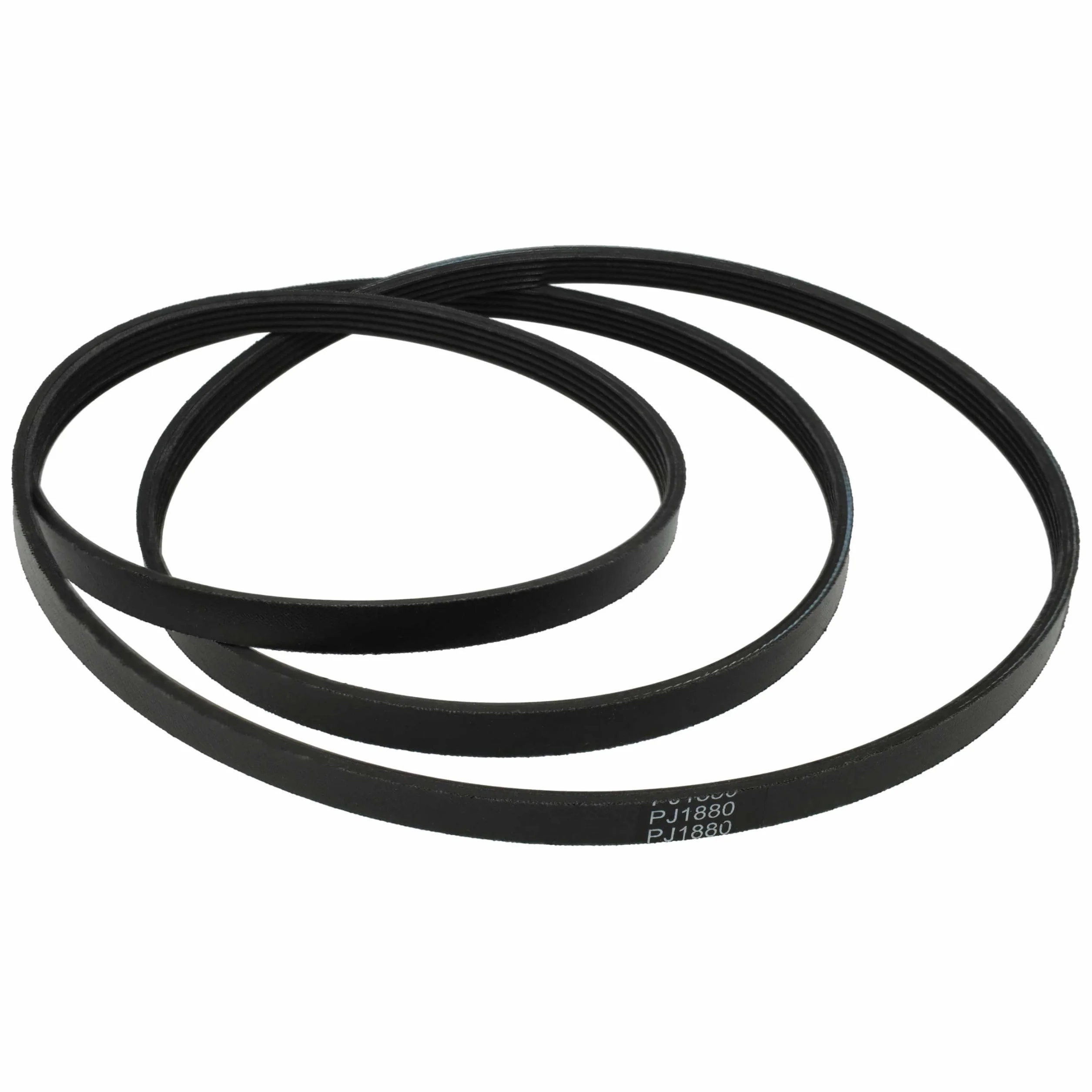 vhbw Pasek klinowy 188 cm czarny do Miele TWF505WP, TWF500WP, TML840WP, TML800-40, TWE520WP suszarka do prania