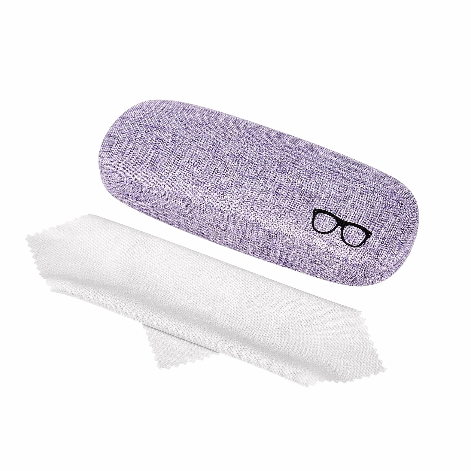 Oak & Tea Etui na okulary twarda obudowa i modne etui na okulary ze ściereczką do czyszczenia etui na okulary dla kobiet i mężczyzn