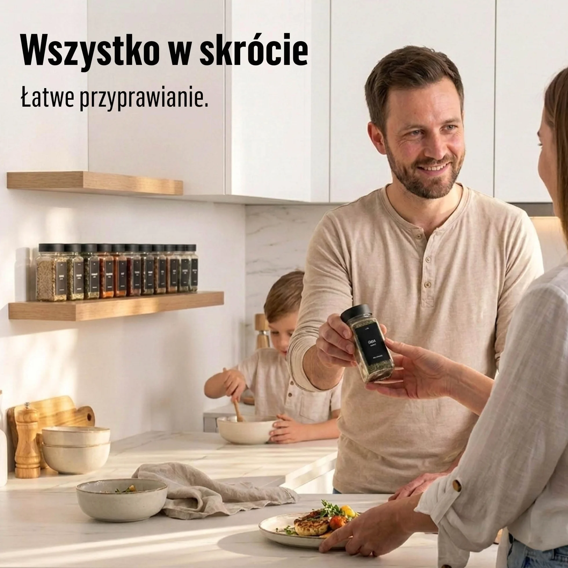 Słoiczki na Przyprawy z Nakrętką Zestaw 24 sztuk 120 ml 10,5 x 4,5 cm