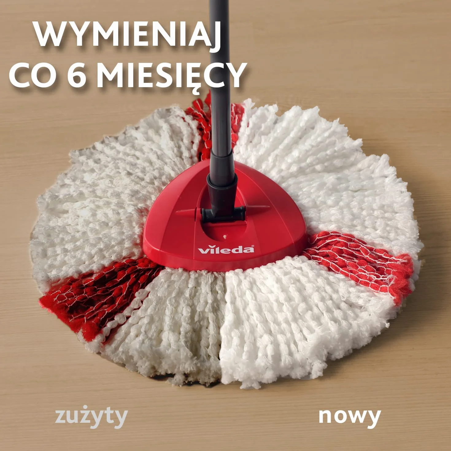 Vileda Wkład do mopa obrotowego Turbo 2w1 Mikrofibra