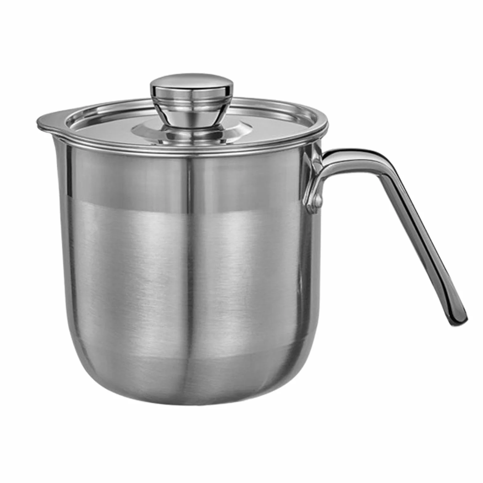 Separator jajek, kubek ze stali nierdzewnej, duża pojemność, trwały, z pokrywką i uchwytem, wiele przegródek na jajka do pieczenia, ciasta, robienia śmietany, 1 sztuka, łatwy do czyszczenia