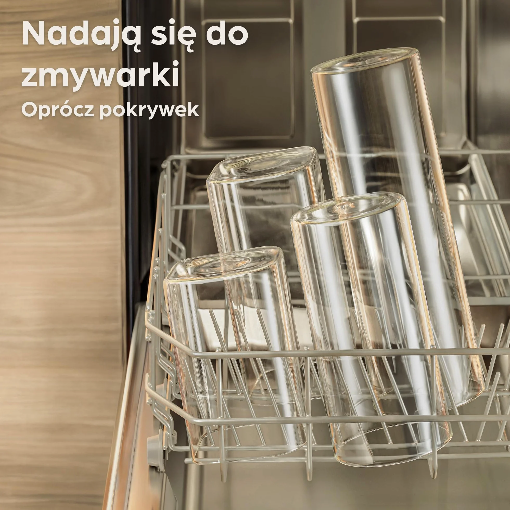 Słoiki do Przechowywania z Pokrywką - Zestaw 4 szt. Hermetyczne Szklane Borokrzemowe