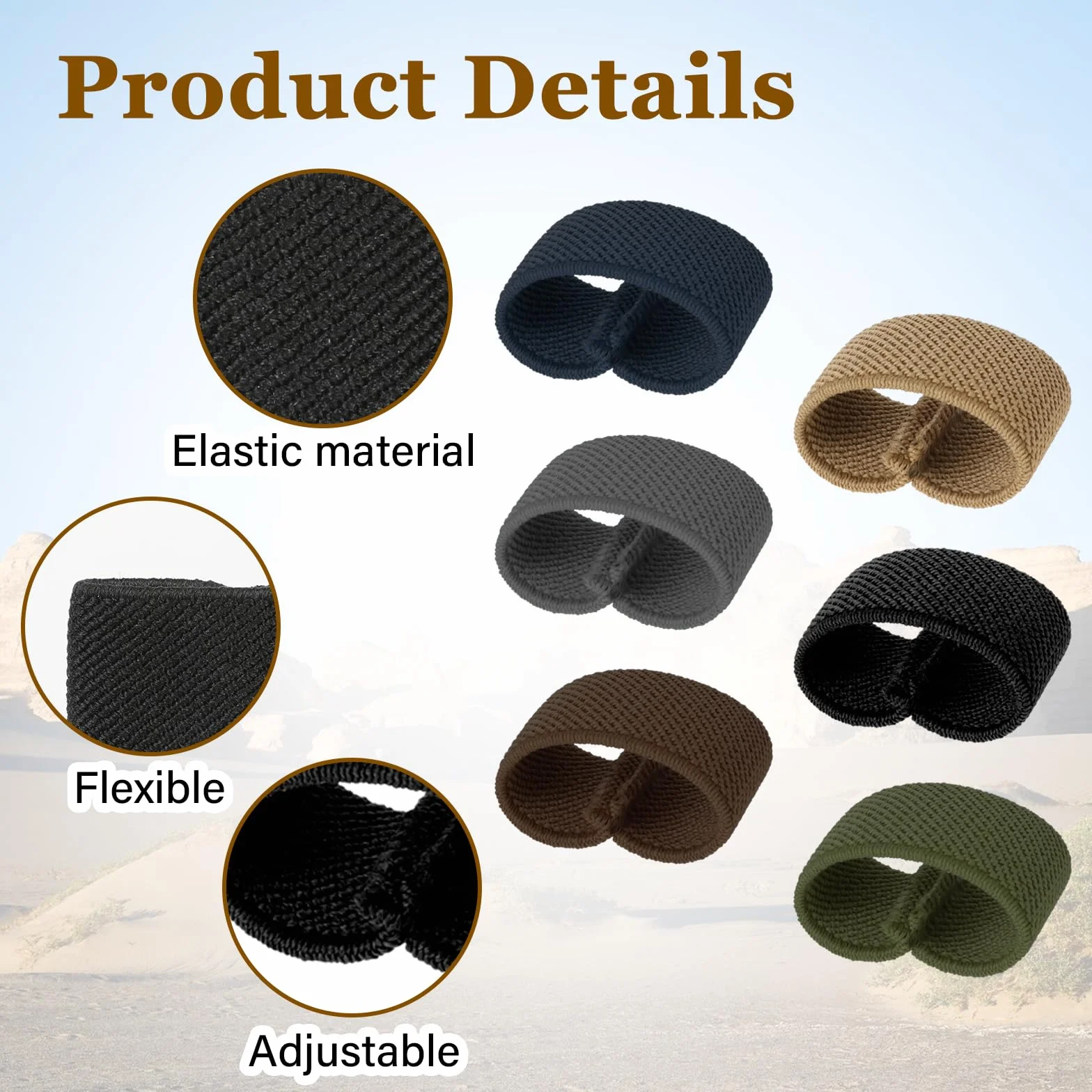 Bewudy 16 sztuk elastycznych pasków, organizery szlufki na pasek, paski do plecaka, do pasków o szerokości 3,8 cm, __PLACEHOLDER_BRAND_10__ ++__PLACEHOLDER_BRAND_10__ __PLACEHOLDER_BRAND_10__