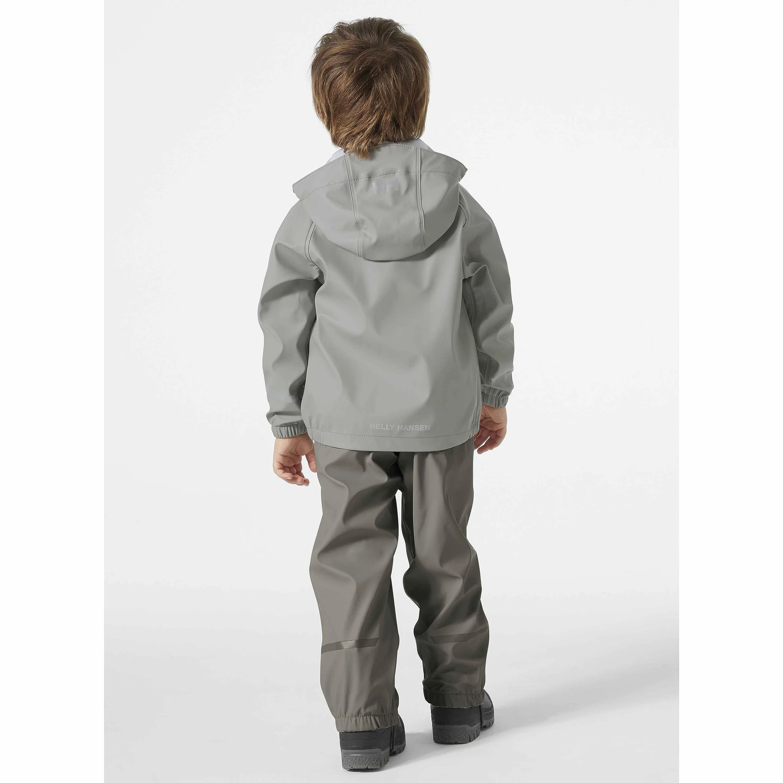 Helly Hansen Dzieci Unisex K Bergen 2.0 Pu Rainset, beton, 4