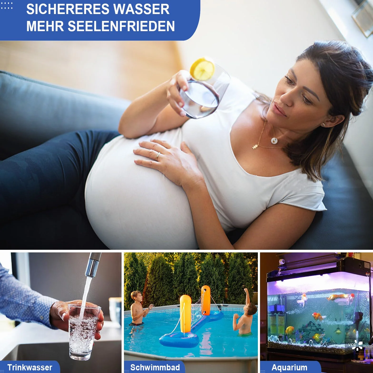 Cozii Paski testowe do wody pitnej 16 w 1, 30 sztuk