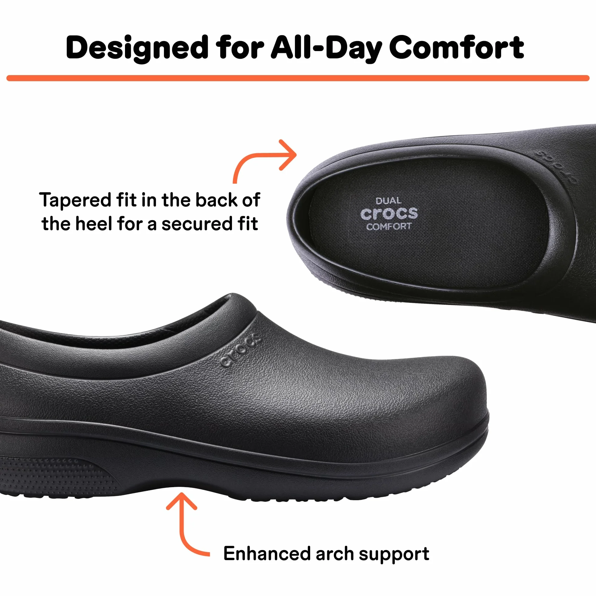 Crocs Uniseks On The Clock Work SliponSandały